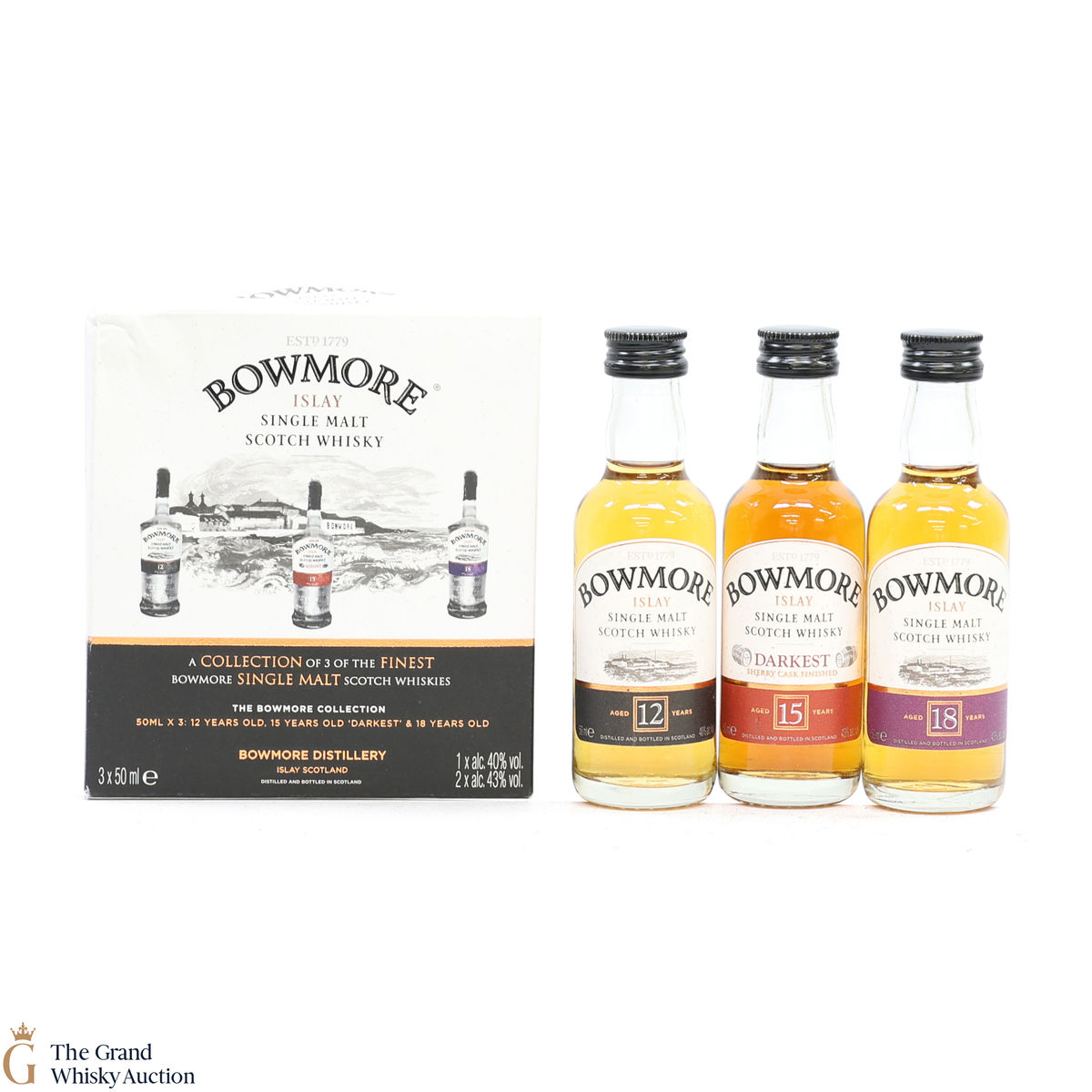 Bowmore Minis - 3 x 5cl