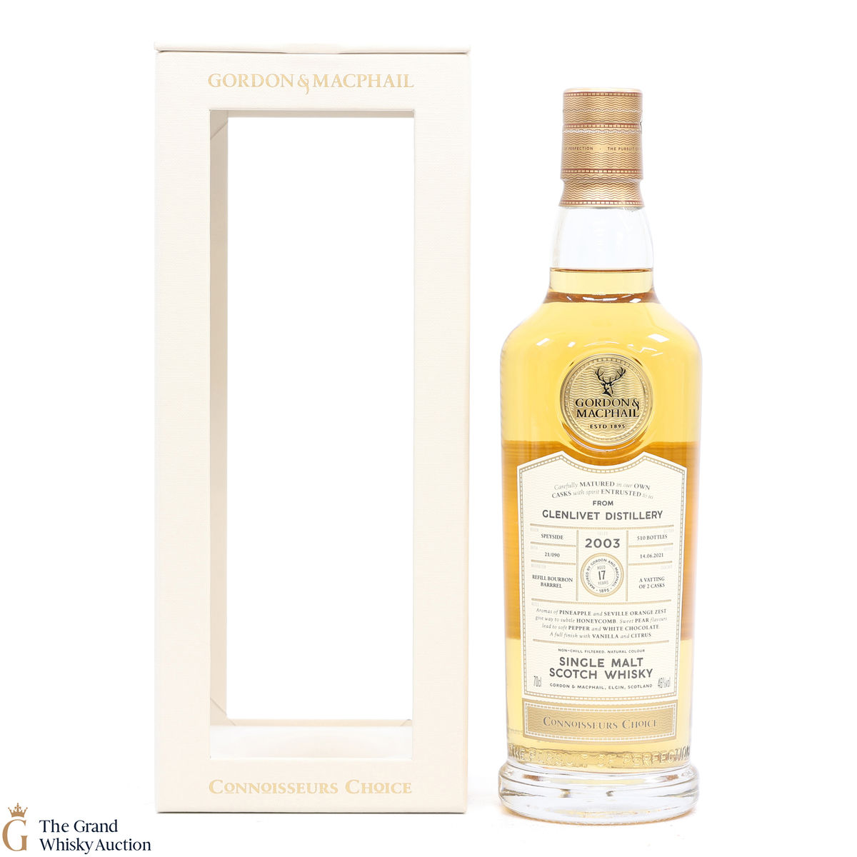 Glenlivet - 17 Year Old 2003 - G&M Connoisseurs Choice