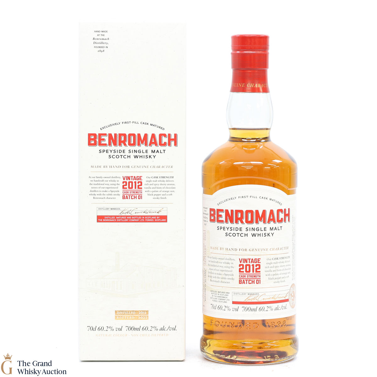 Benromach - Cask Strength Vintage 2012 Batch 1