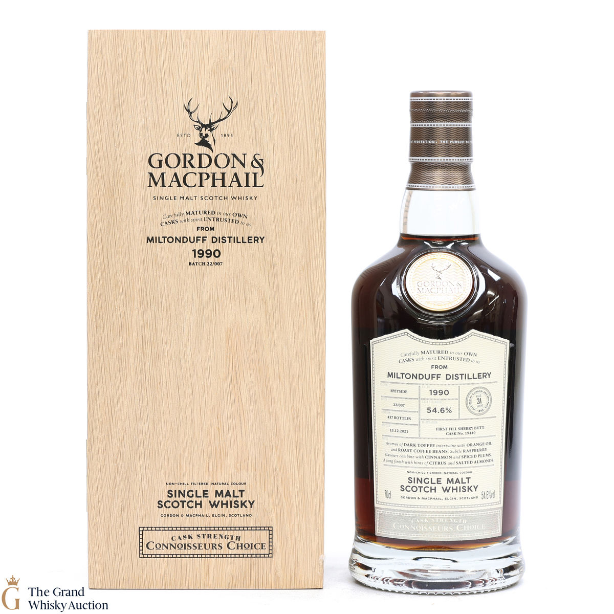 Miltonduff - 31 Year Old 1990 - #19440 - G&M Connoisseurs Choice