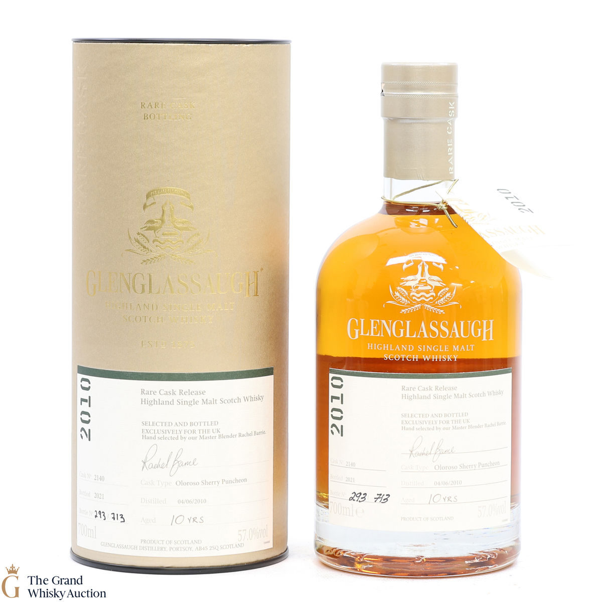 Glenglassaugh - 10 Year Old 2010 - Rare Cask Release #2140 - UK Exclusive