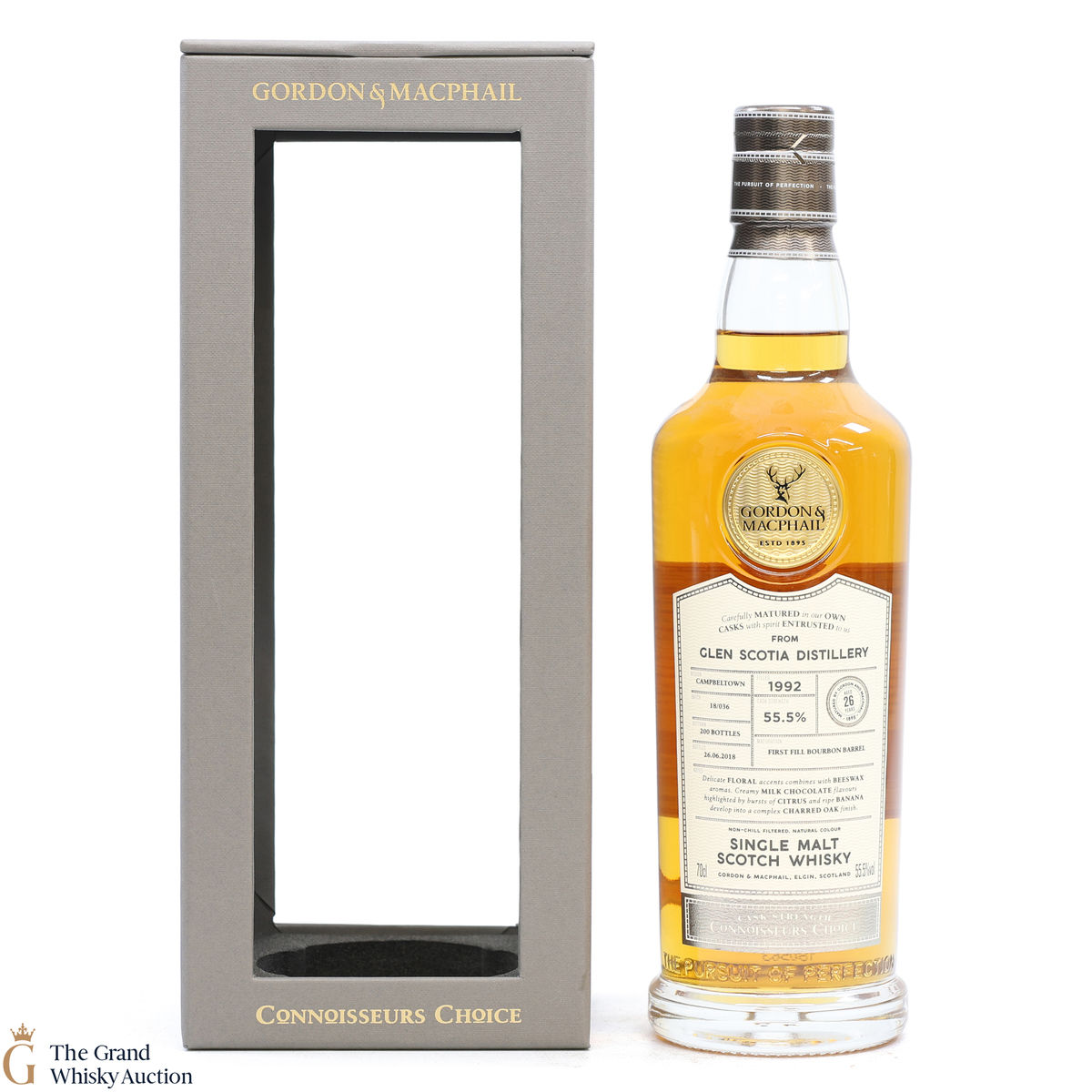Glen Scotia - 26 Year Old 1992 - G&M Connoisseurs Choice