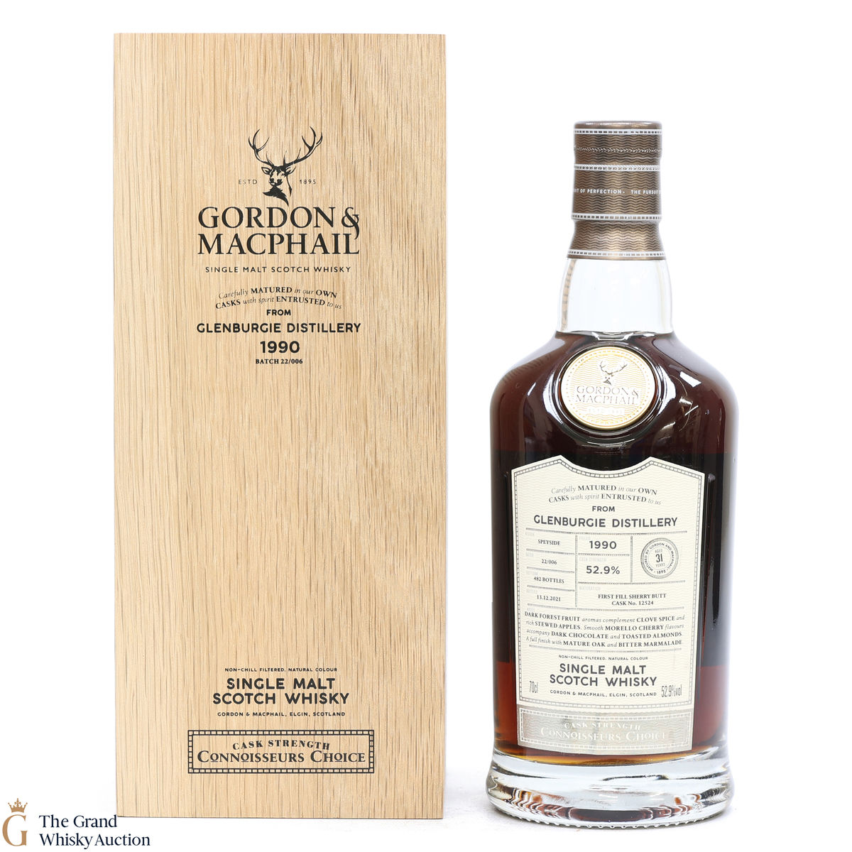 Glenburgie - 31 Year Old 1990 - #12524 - G&M Connoisseurs Choice