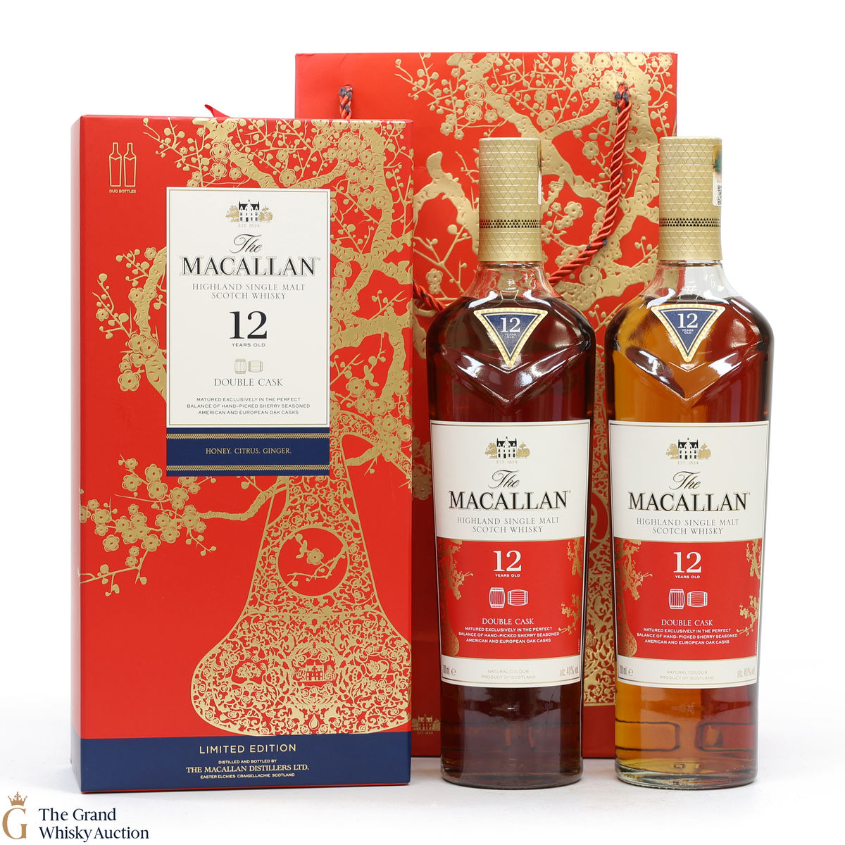 Macallan - 12 Year Old - Double Cask - Year of the Pig (2 x 70cl)