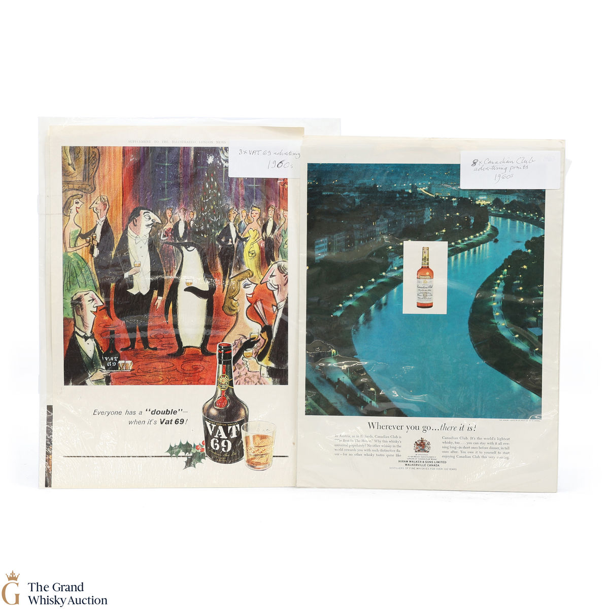 Assorted Advertising Prints 1960s