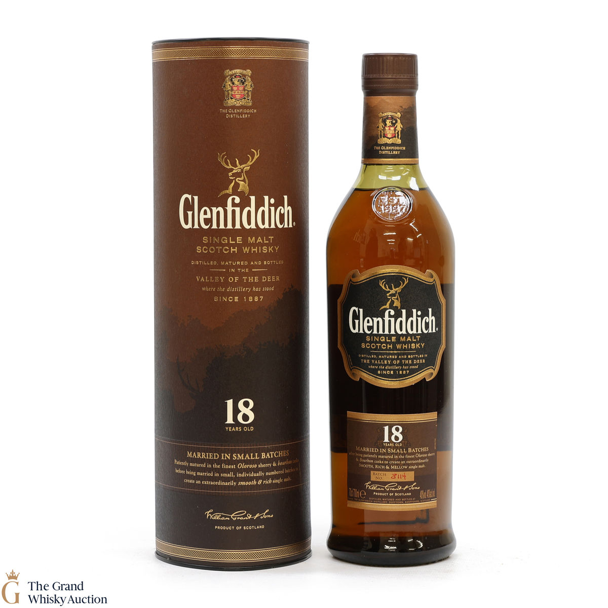 Glenfiddich - 18 Year Old - Valley Of The Deer - Small Batch (75cl)