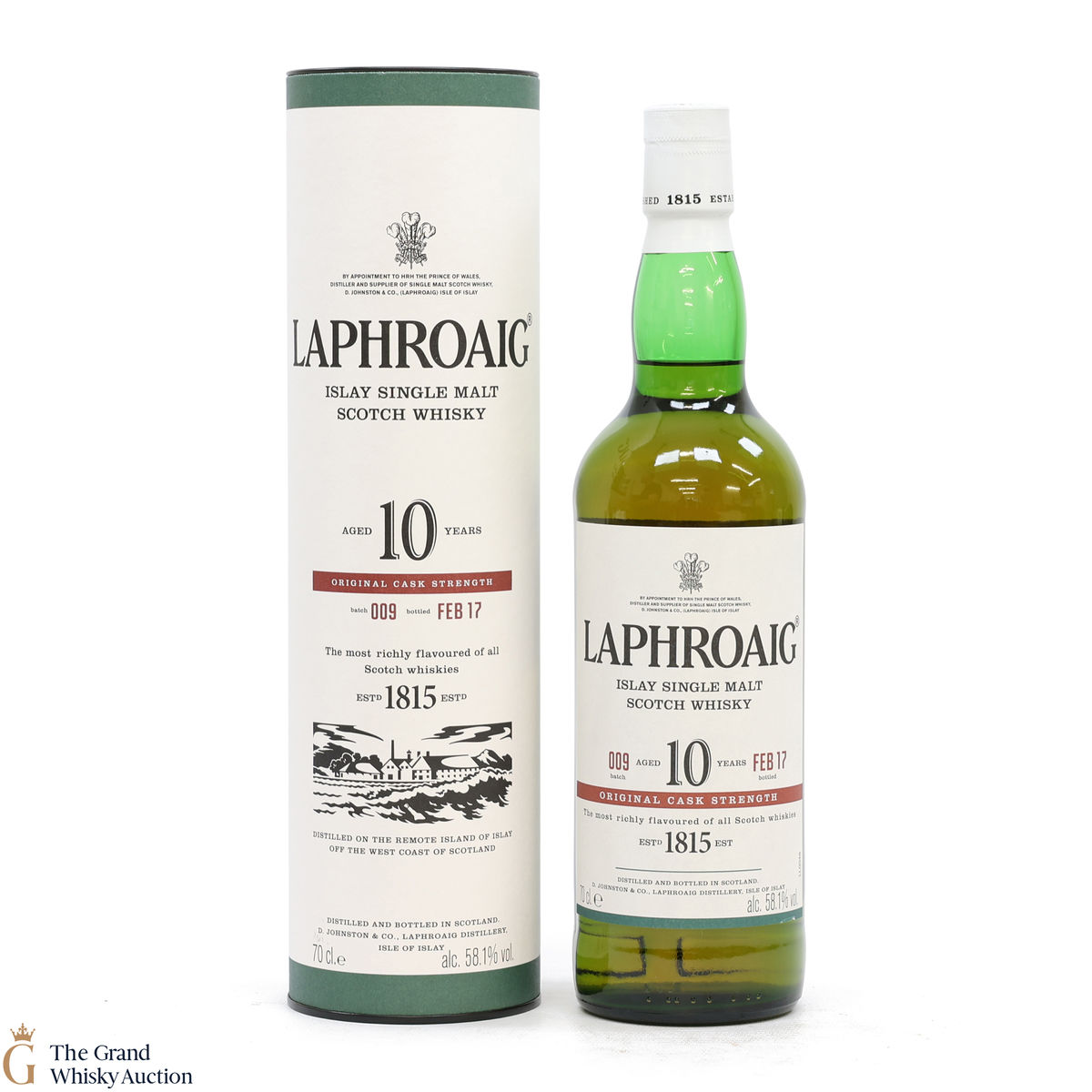 Laphroaig - 10 Year Old - Original Cask Strength Batch #009