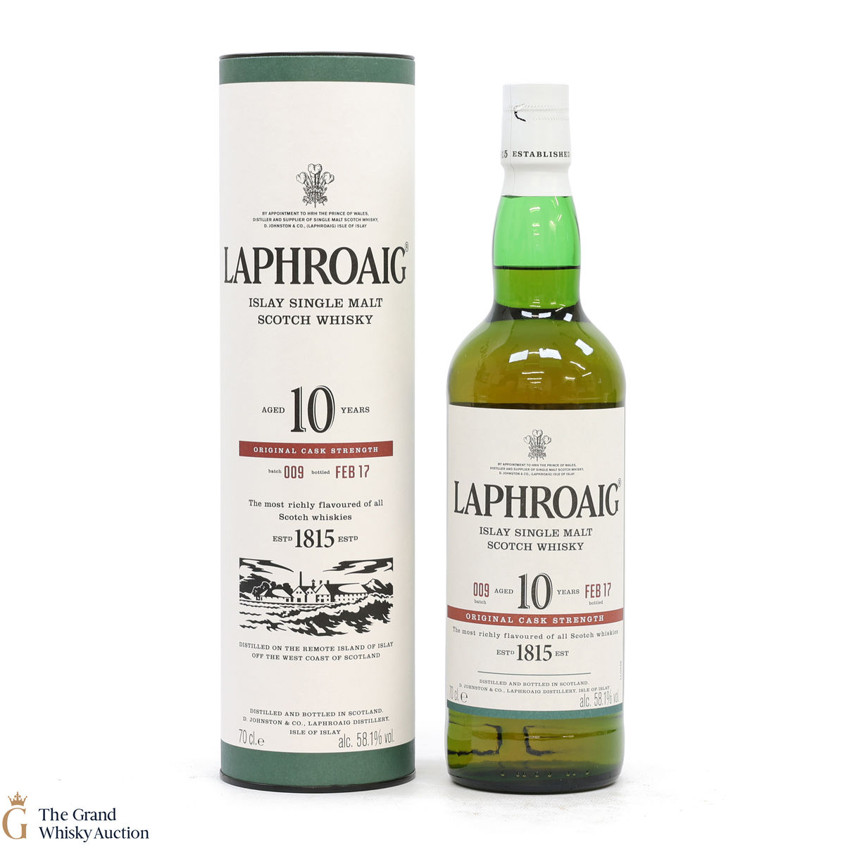 Laphroaig - 10 Year Old - Original Cask Strength Batch #009