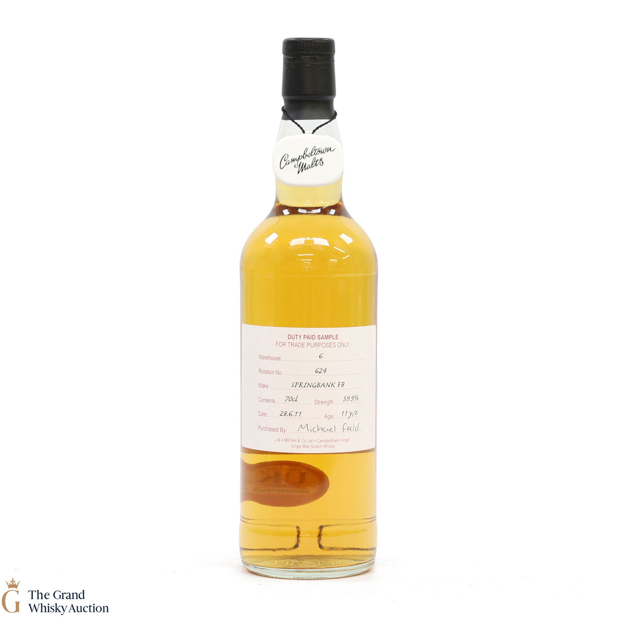 Springbank - 11 Year Old 2011 Fresh Barrel Duty Paid Sample