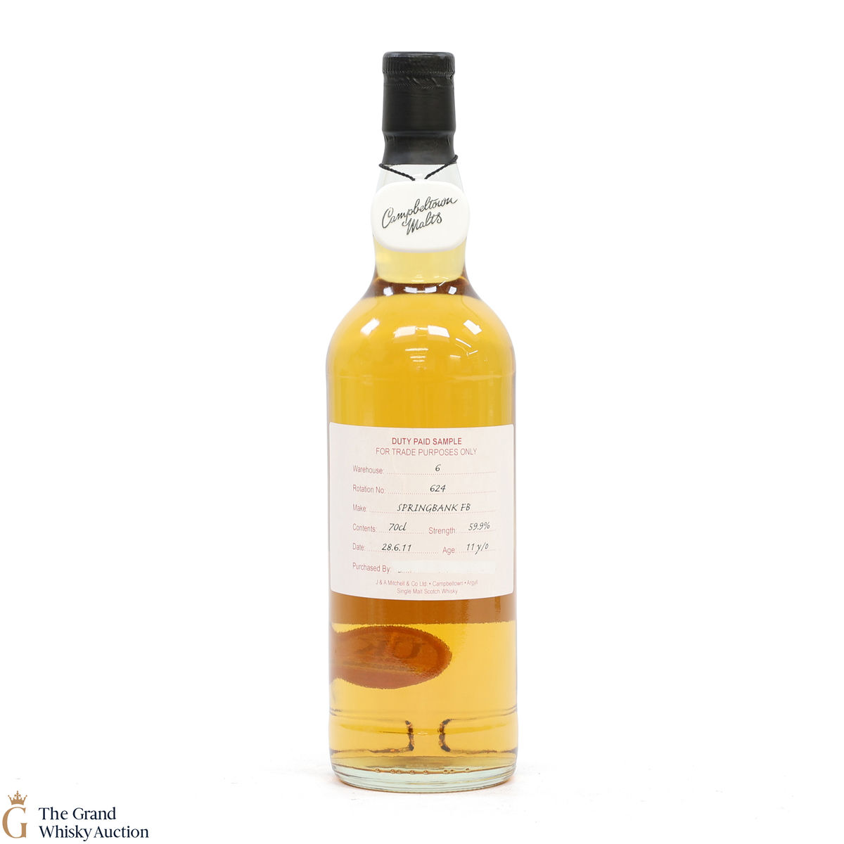 Springbank - 11 Year Old 2011 Fresh Barrel Duty Paid Sample