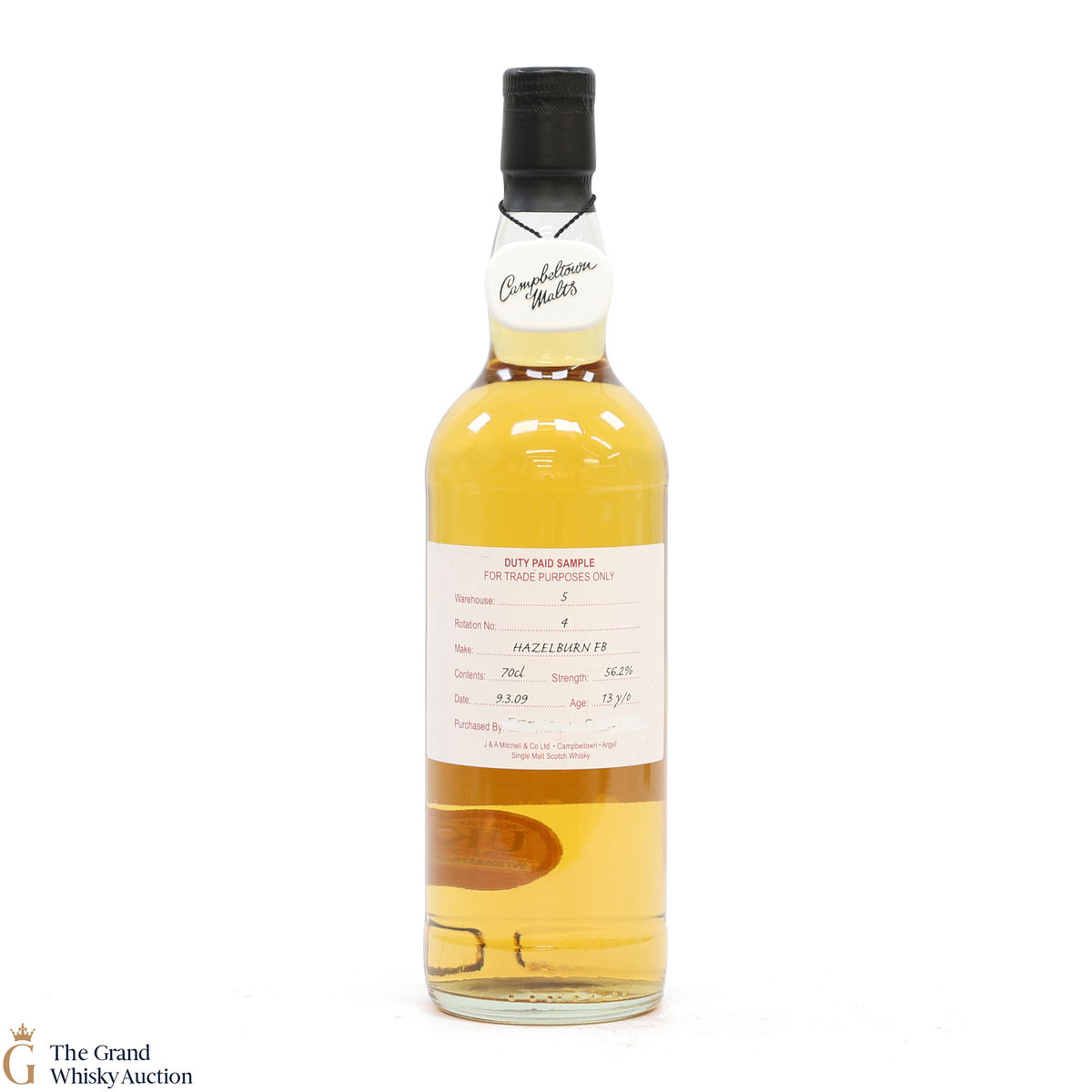 Hazelburn - 13 Year Old 2009 Fresh Barrel - Duty Paid Sample 56.2%