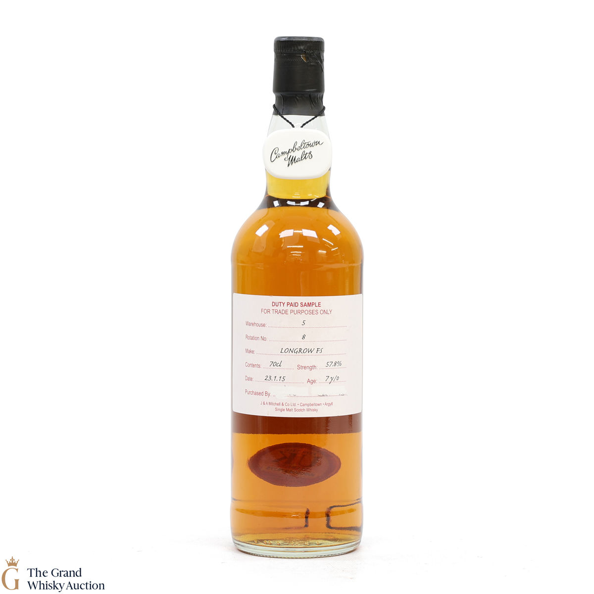 Longrow - 7 Year Old Fresh Sherry 2015 Duty Paid Sample 