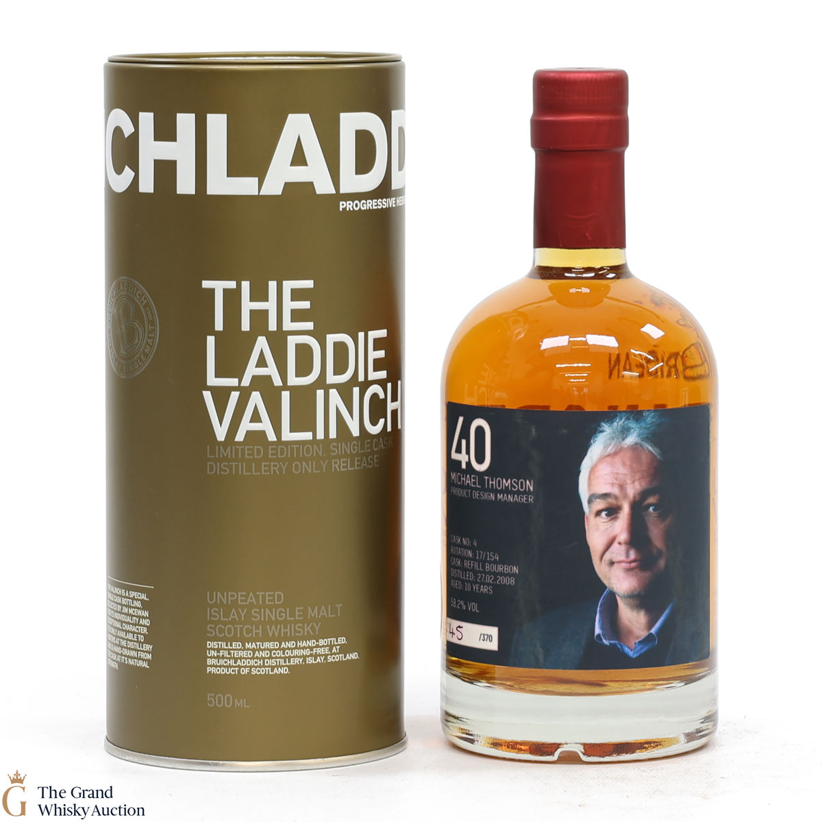 Bruichladdich - 10 Year Old - Valinch 40 - Michael Thomson (50cl)