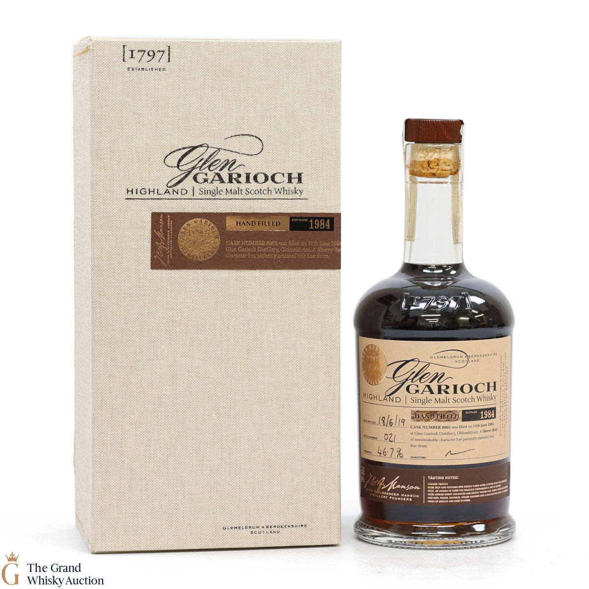 Glen Garioch - 35 Year Old 1984 Hand Filled Sherry Butt #8802