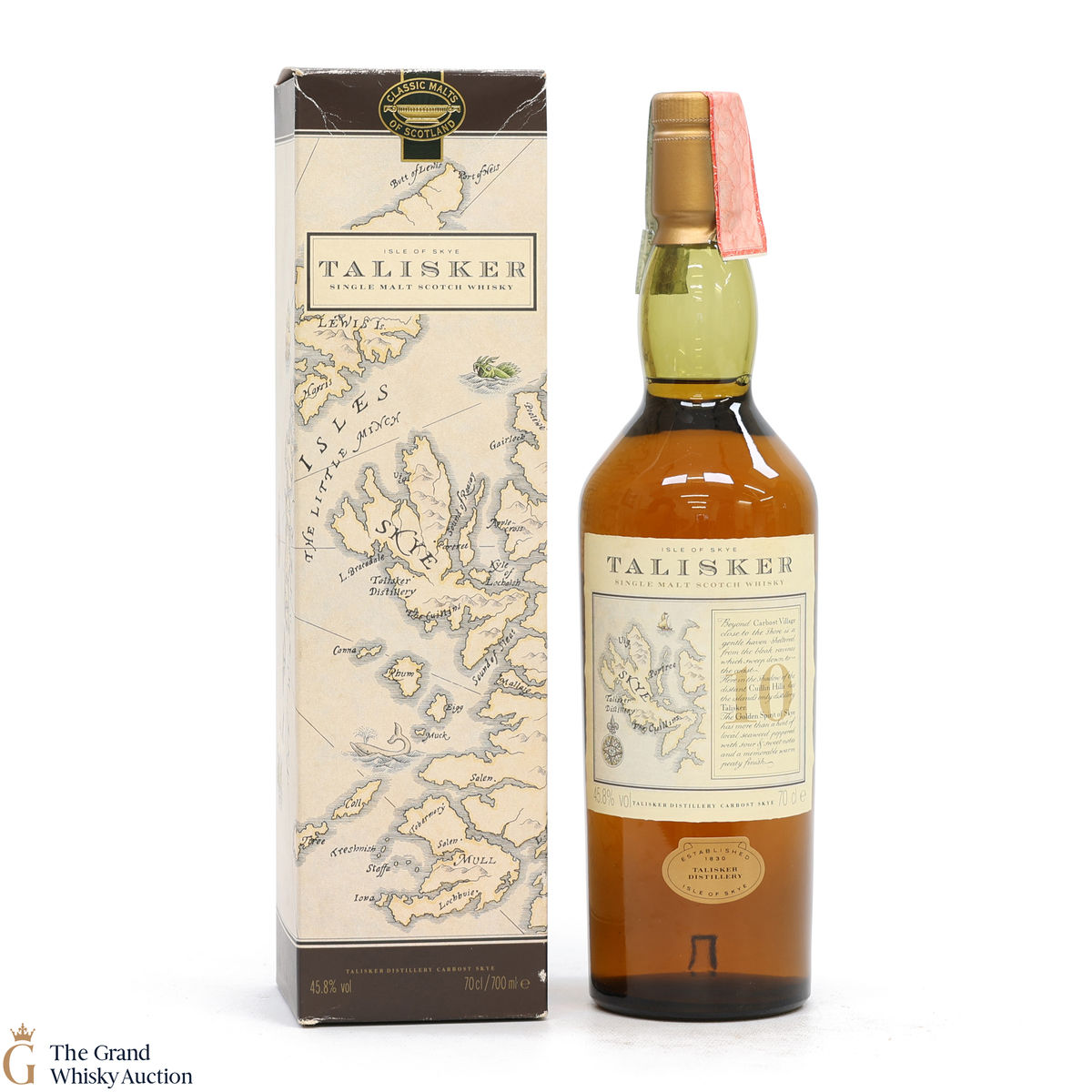 Talisker - 10 Year Old - Map Label 