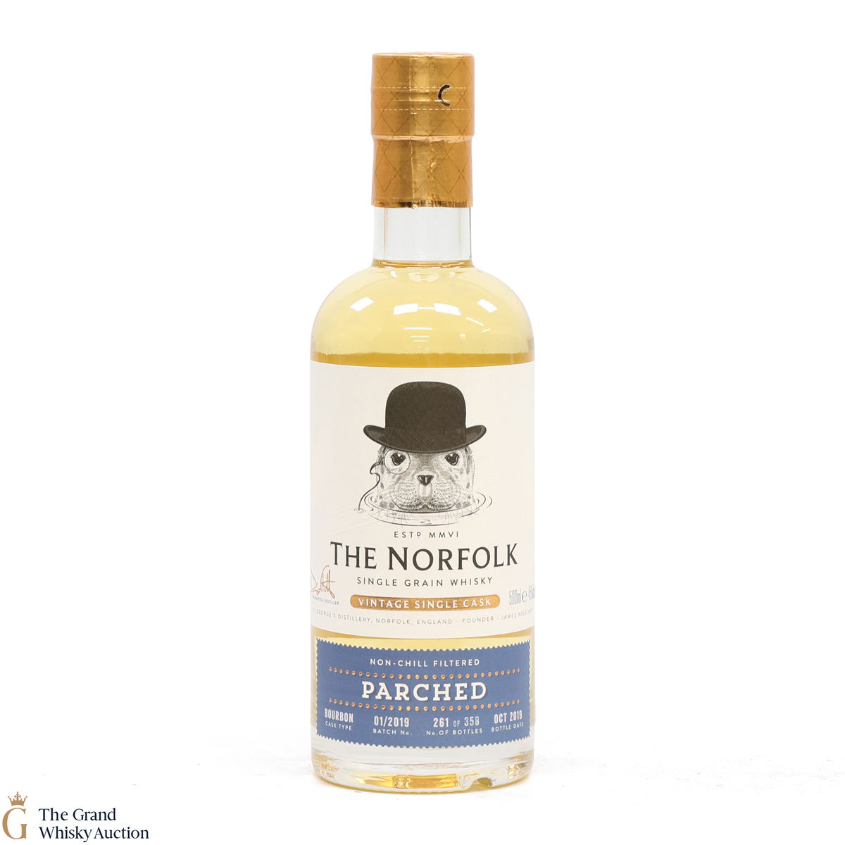Norfolk - Parched Single Grain - Batch No. 01/2019 (50cl)