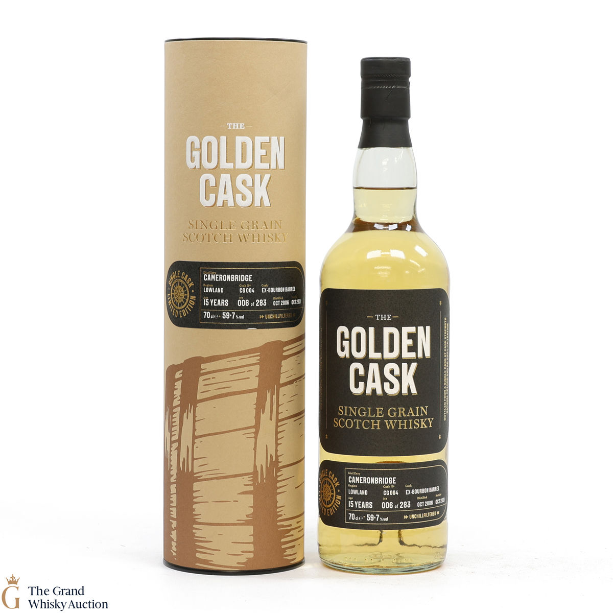 Cameronbridge - 15 Year Old 2006 Single Cask #CG004 - Golden Cask