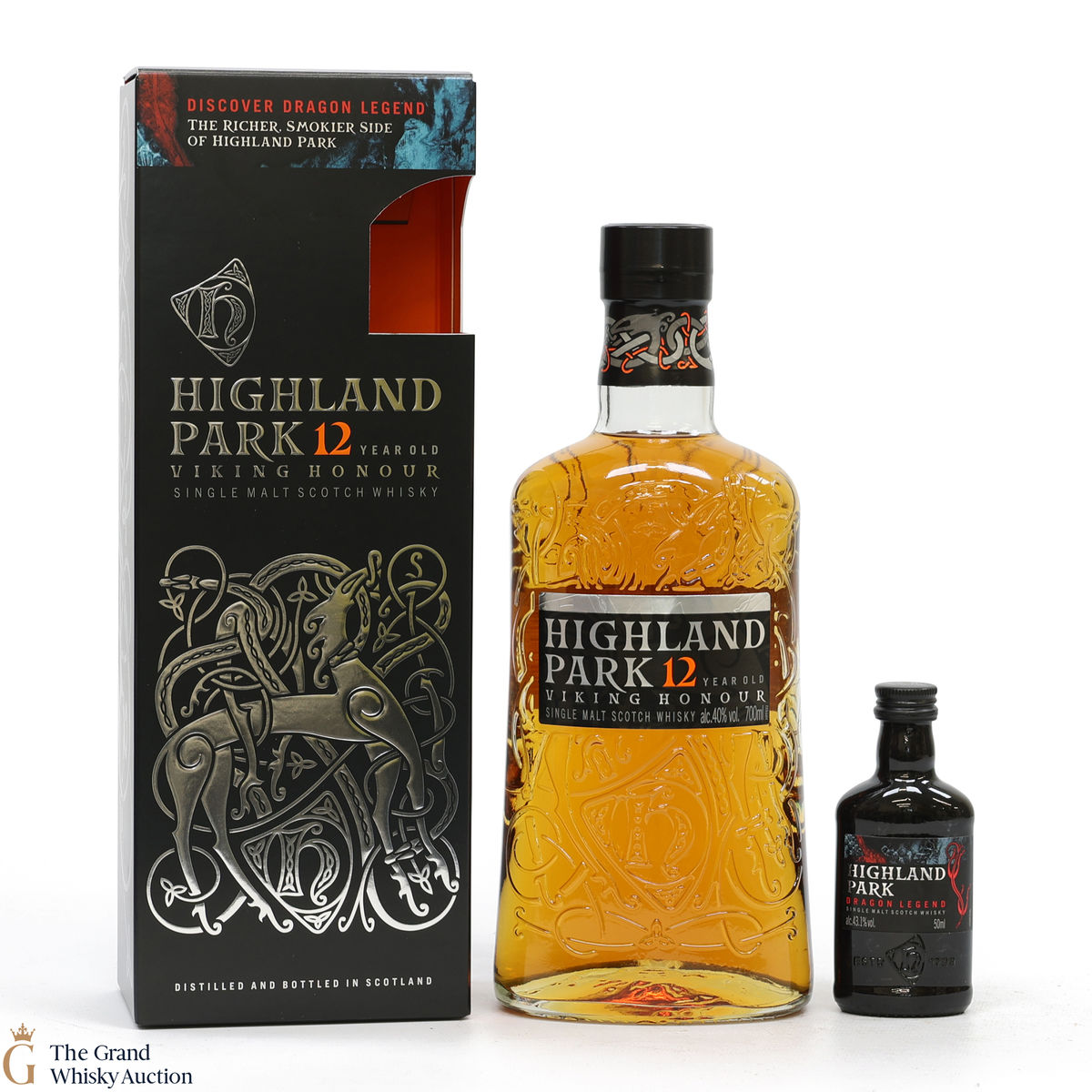 Highland Park - 12 Year Old - Viking Honour + Dragon Legend 5cl