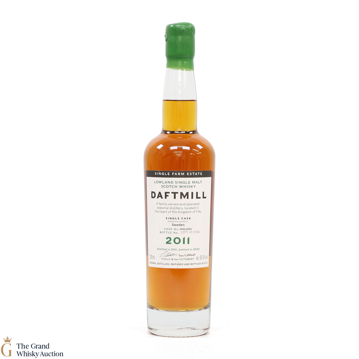 Daftmill - 2011 Single Cask #100/2011 Exclusively for Sweden 