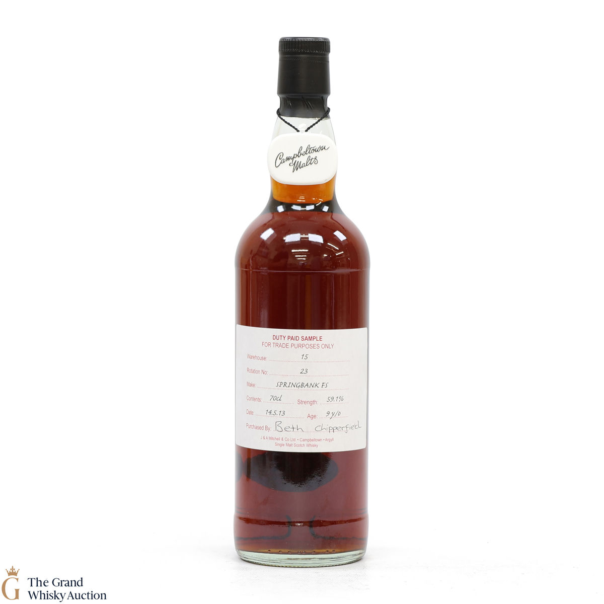 Springbank - 9 Year Old 2013 Fresh Sherry - Duty Paid Sample 59.1%