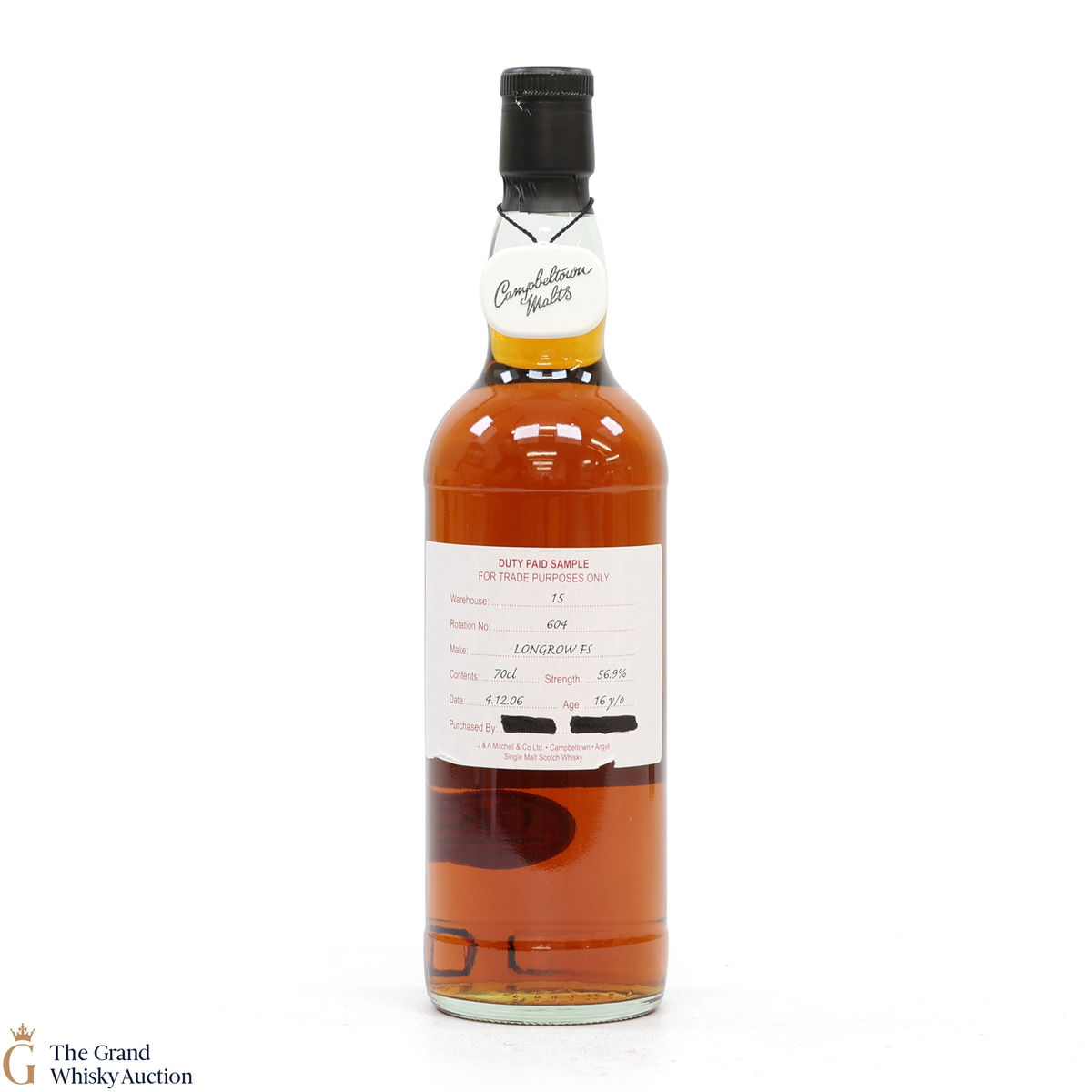 Longrow - 16 Year Old 2006 Fresh Sherry - Duty Paid Sample 56.9%