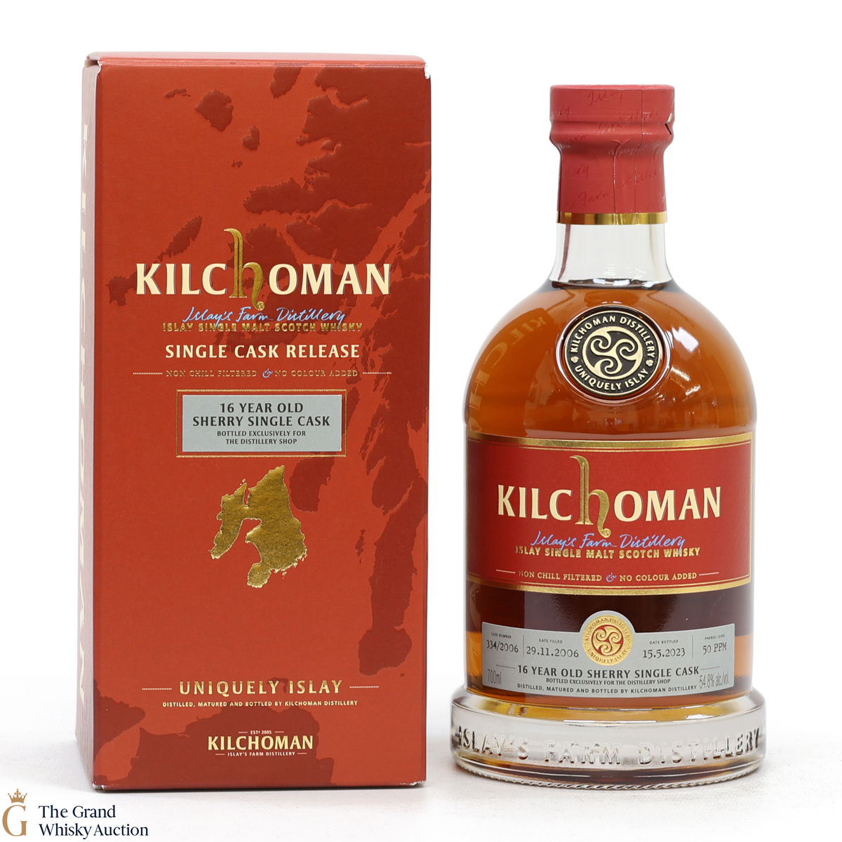 Kilchoman - 16 Year Old - Sherry Single Cask #334/2006 - The Distillery Shop