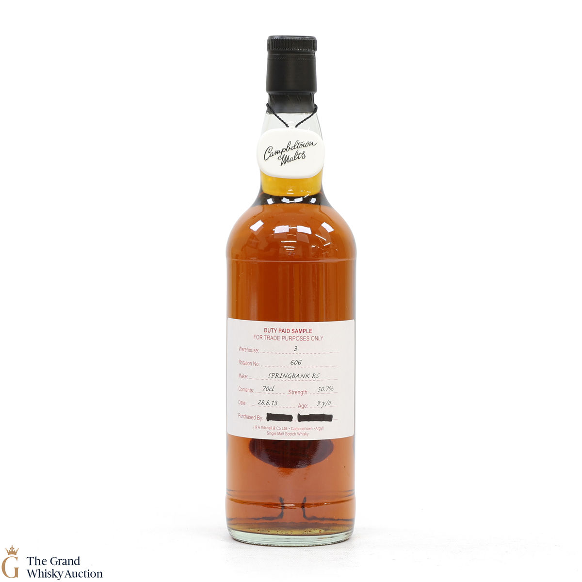 Springbank - 9 Year Old 2013 Refill Sherry - Duty Paid Sample 50.7%