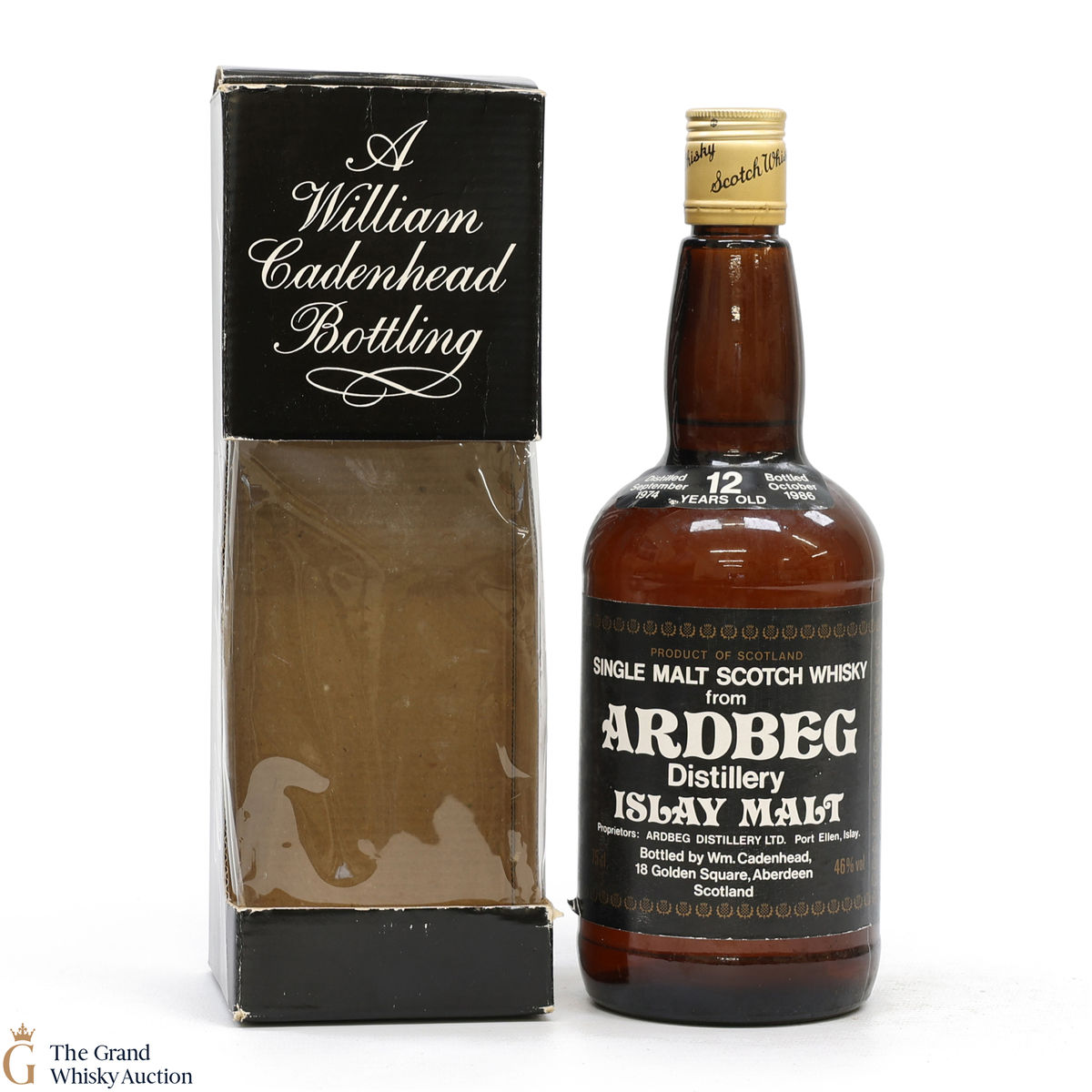 Ardbeg - 12 Year Old 1974 - Cadenhead's (75cl)