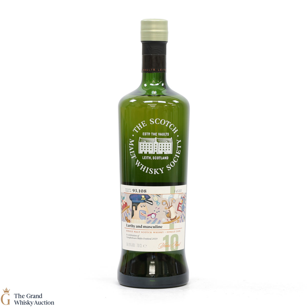 Glen Scotia - 10 Year Old -  SMWS 93.108 - Earthy And Masculine - Campbeltown Malts Festival 2019