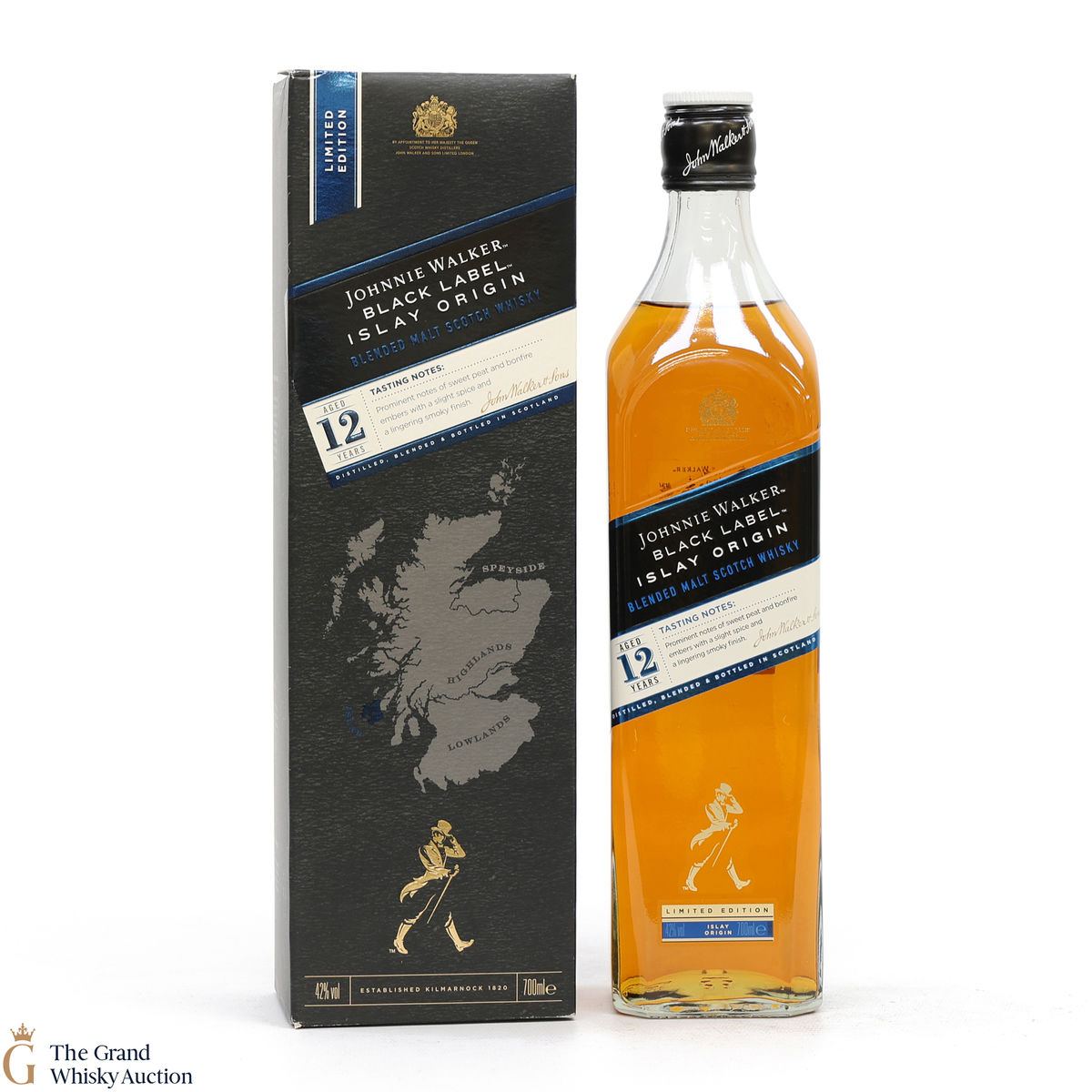 Johnnie Walker - 12 Year Old -  Black Label - Islay Origin 