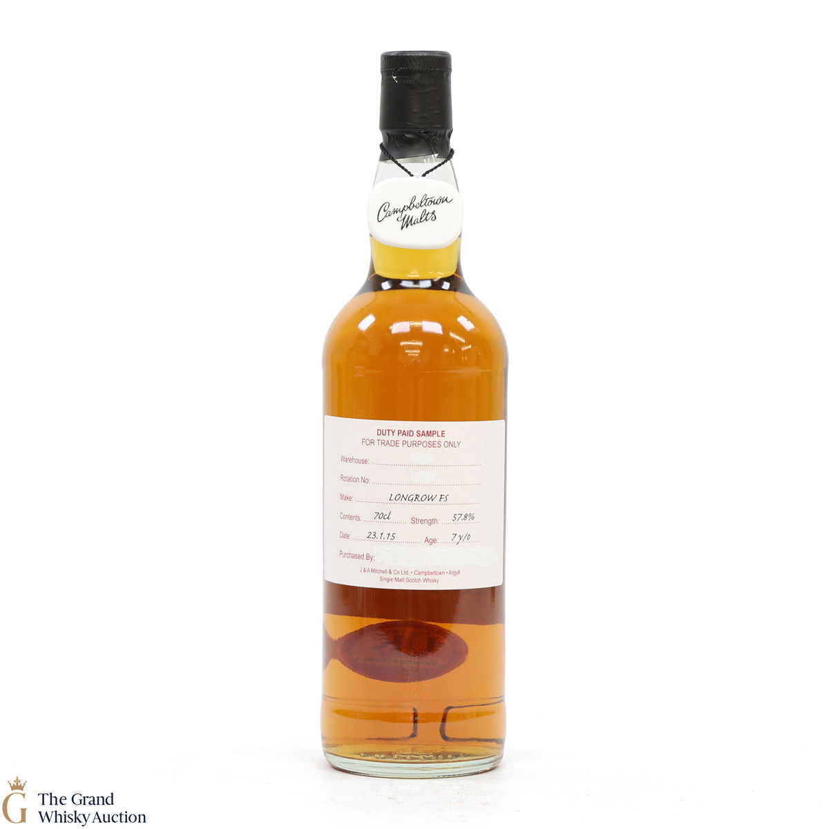 Longrow - 7 Year Old 2015 Fresh Sherry - Duty Paid Sample 57.8%