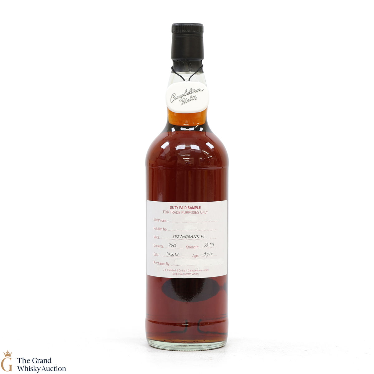 Springbank - 9 Year Old 2013 Fresh Sherry - Duty Paid Sample 59.1%