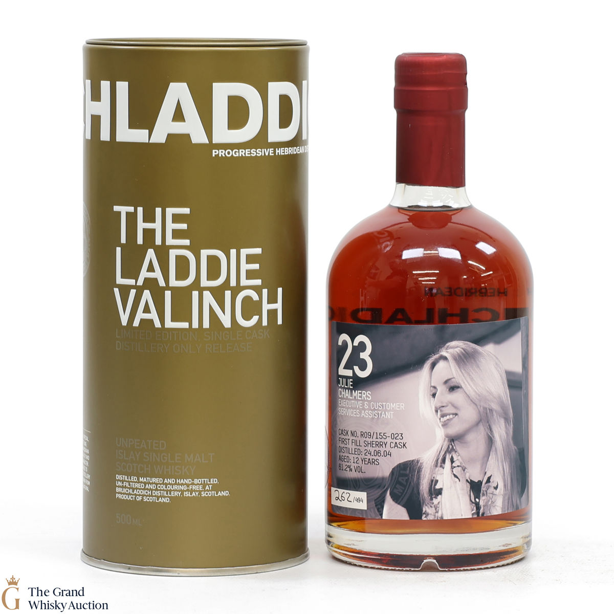 Bruichladdich - 12 Year Old - Valinch 23 - Julie Chalmers (50cl)