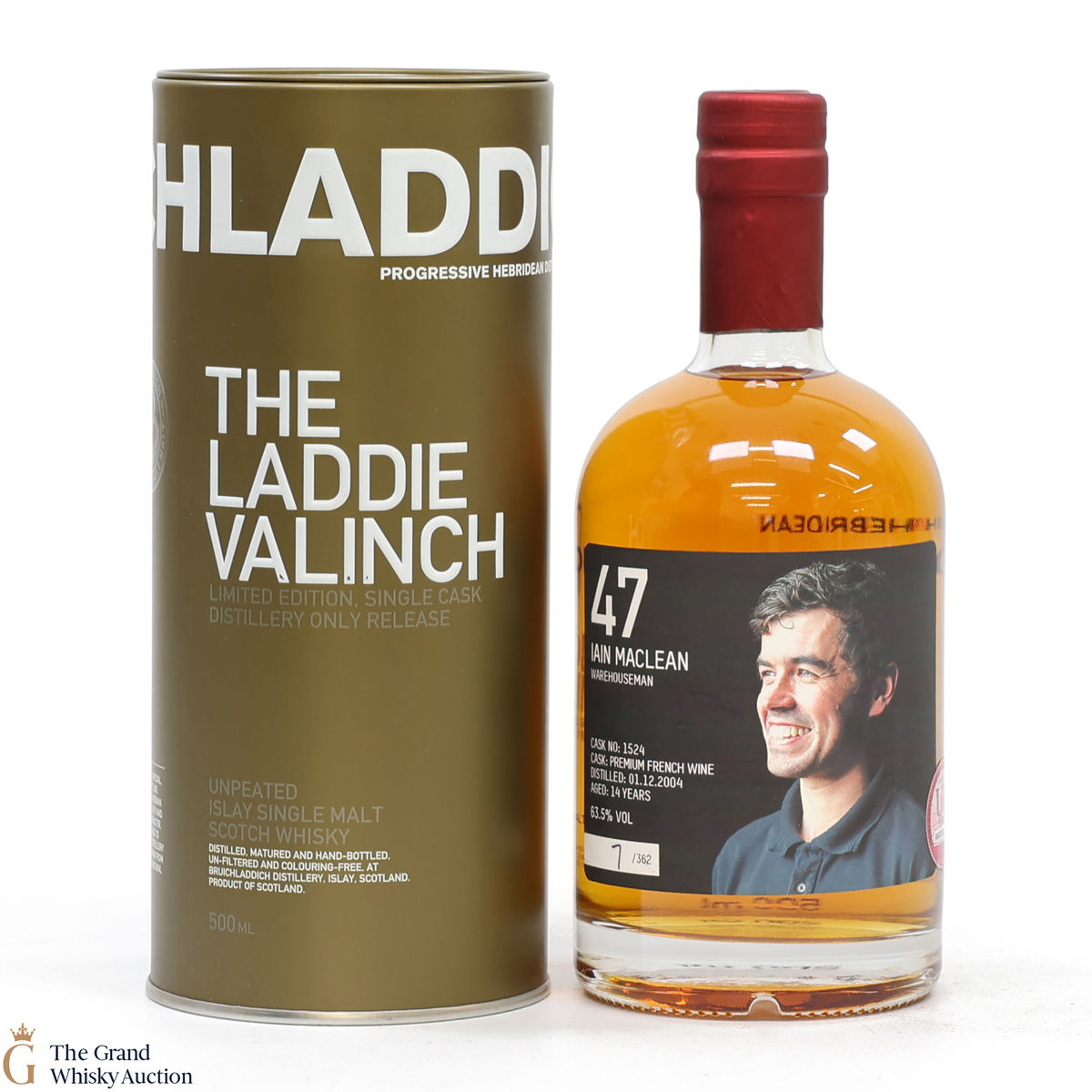 Bruichladdich - 14 Year Old - Valinch 47 - Iain Maclean (50cl)