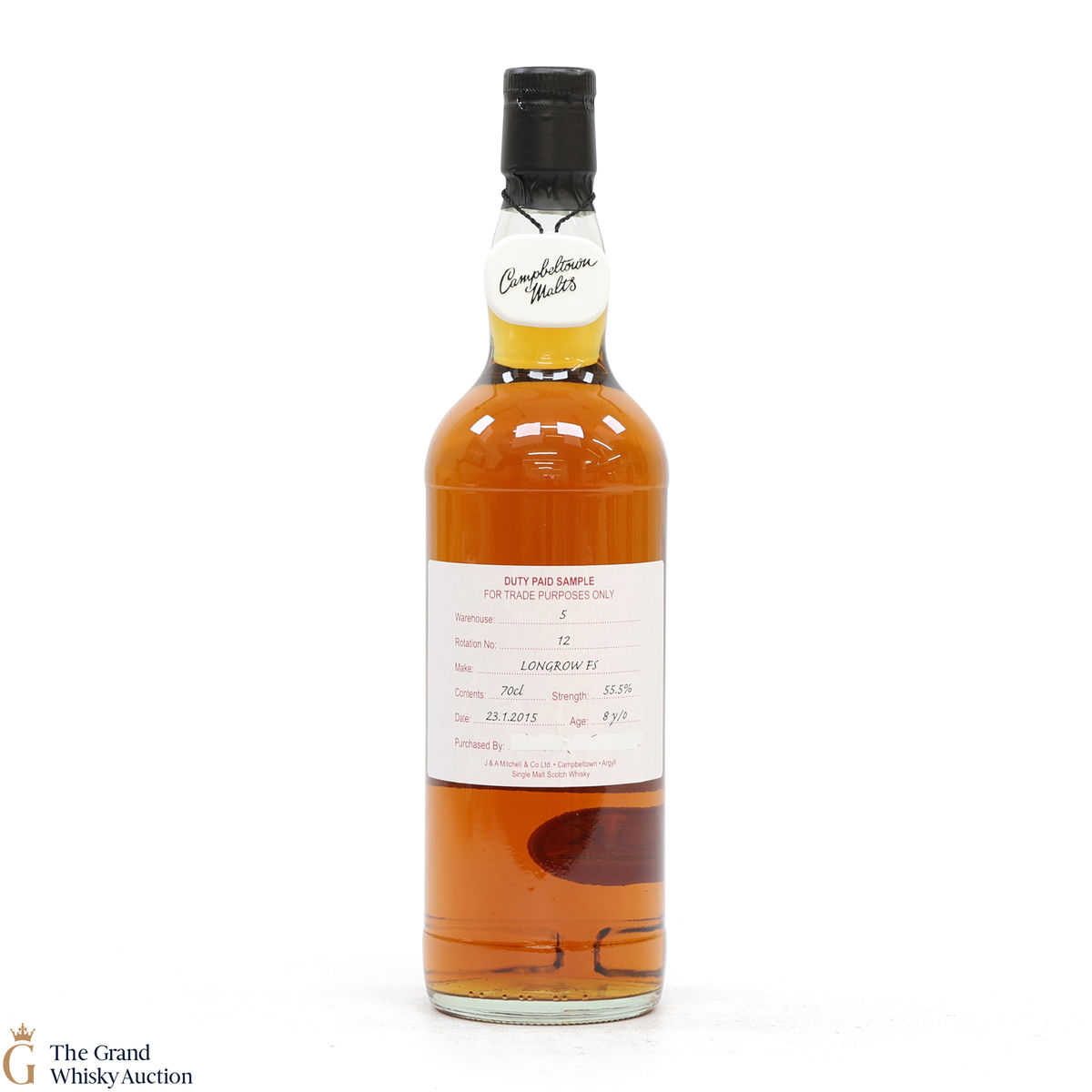Longrow - 8 Year Old 2015 Fresh Sherry - Duty Paid Sample 55.5%