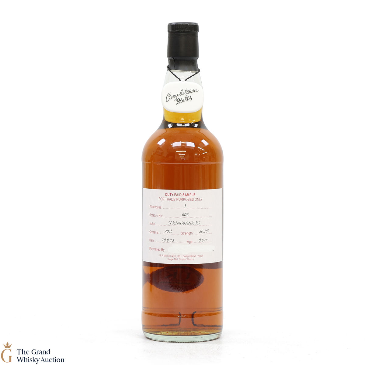 Springbank - 9 Year Old 2013 Refill Sherry - Duty Paid Sample 50.7%
