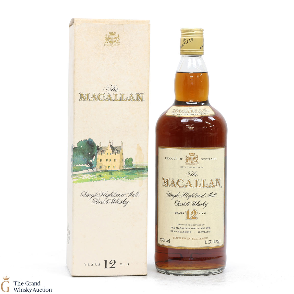Macallan - 12 Year Old (1990s)  - 1.13L