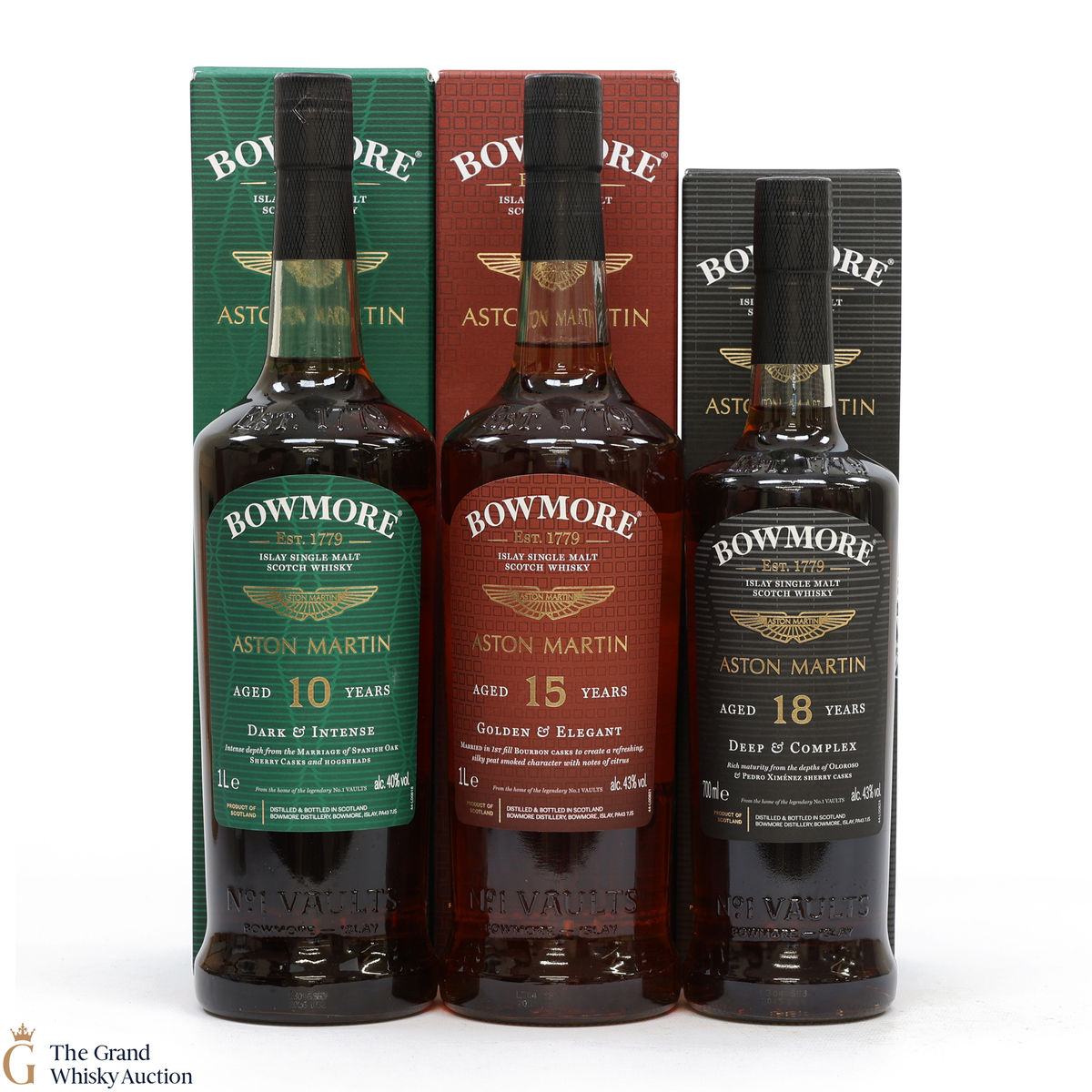 Bowmore - Aston Martin - Edition 7,8 & 9