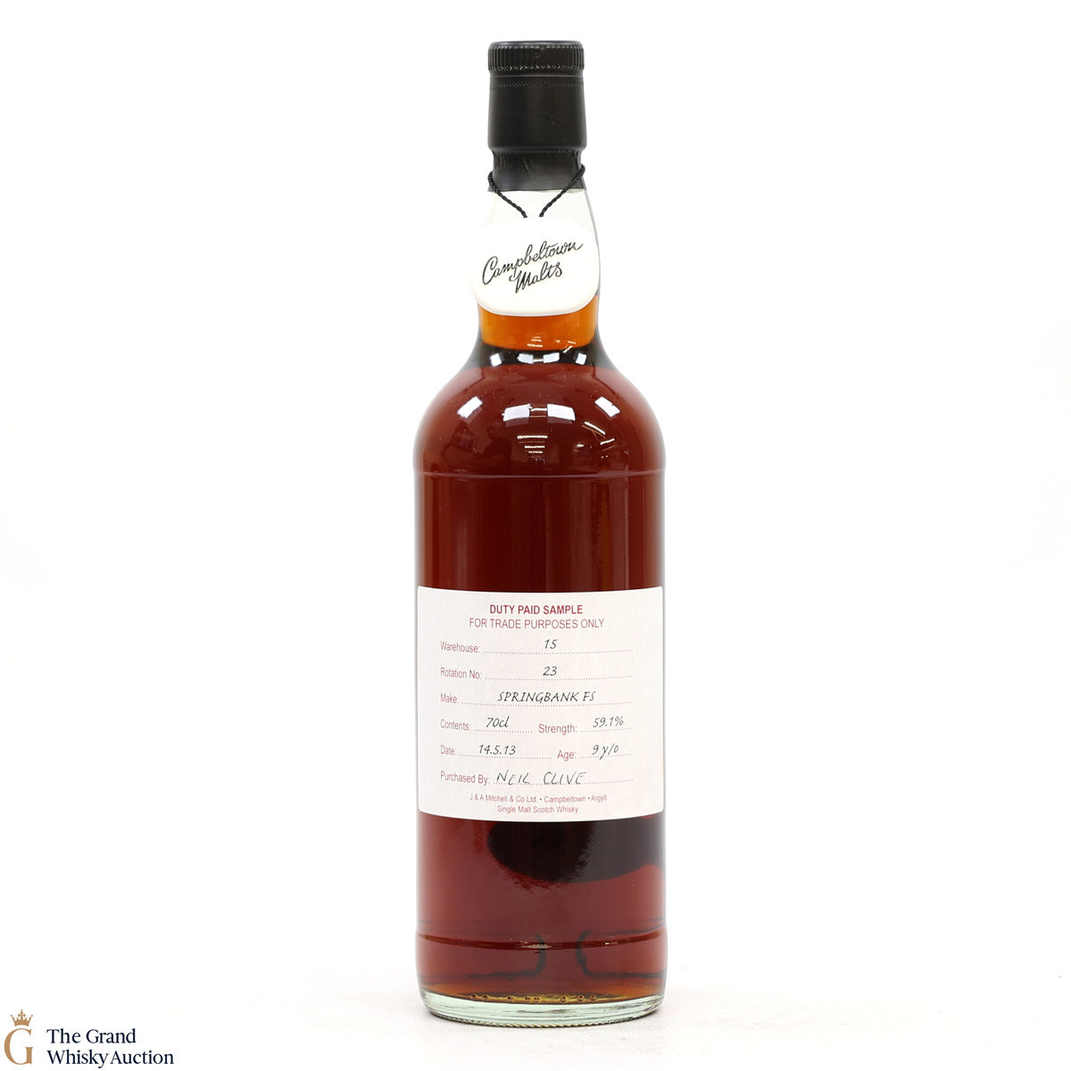 Springbank - 9 Year Old 2013 Fresh Sherry - Duty Paid Sample 59.1%
