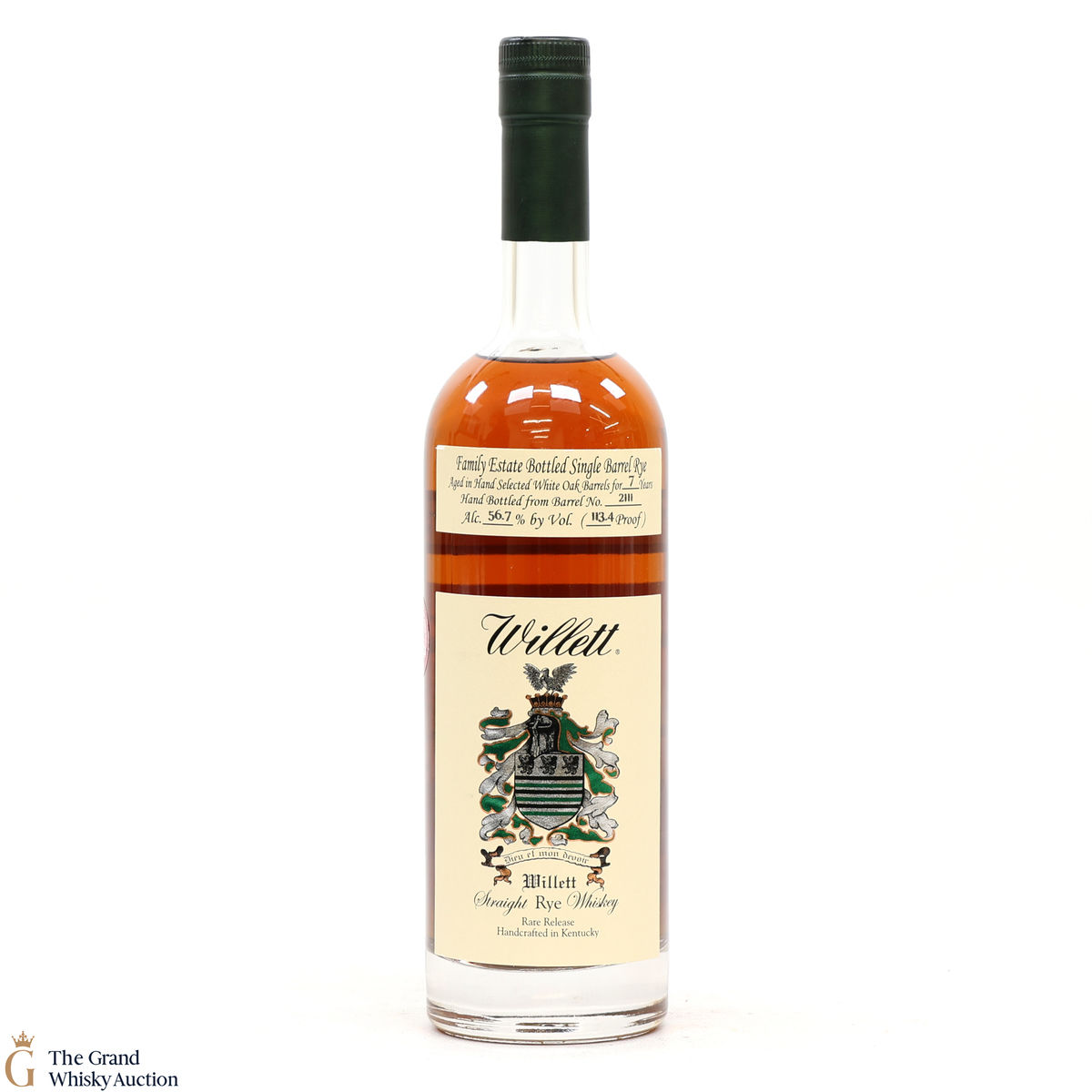 Willett Family Estate - 7 Year Old Single Barrel Rye #2111 - Hedonism Wines Exclusive