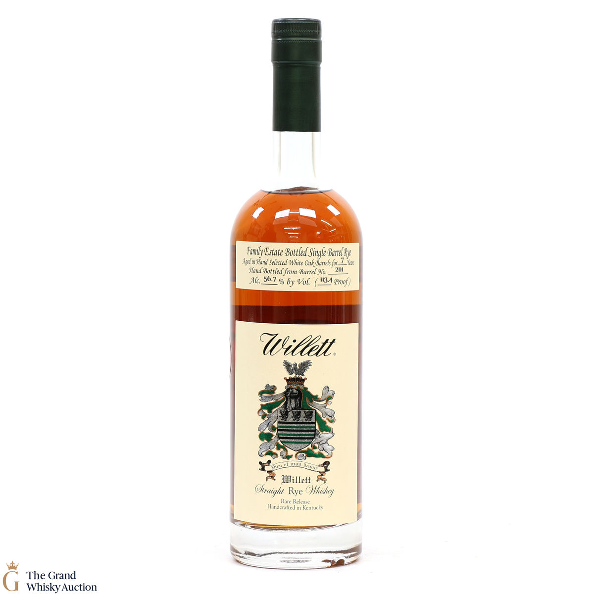 Willett Family Estate - 7 Year Old Single Barrel Rye #2111 - Hedonism Wines Exclusive