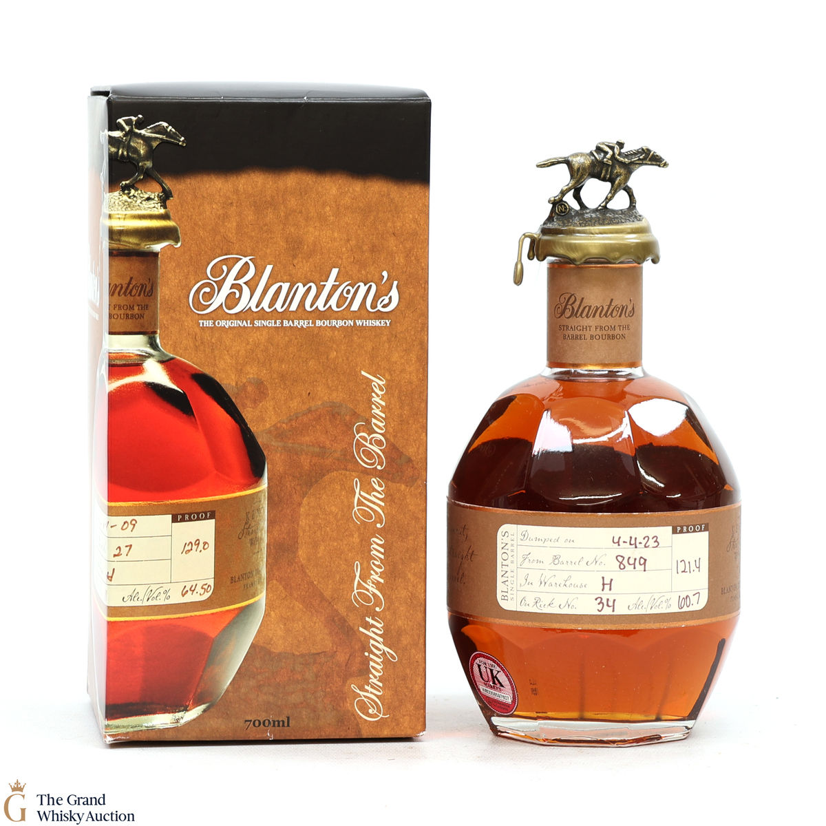 Blanton's - Straight From The Barrel - Cask Strength (60.7% ABV)