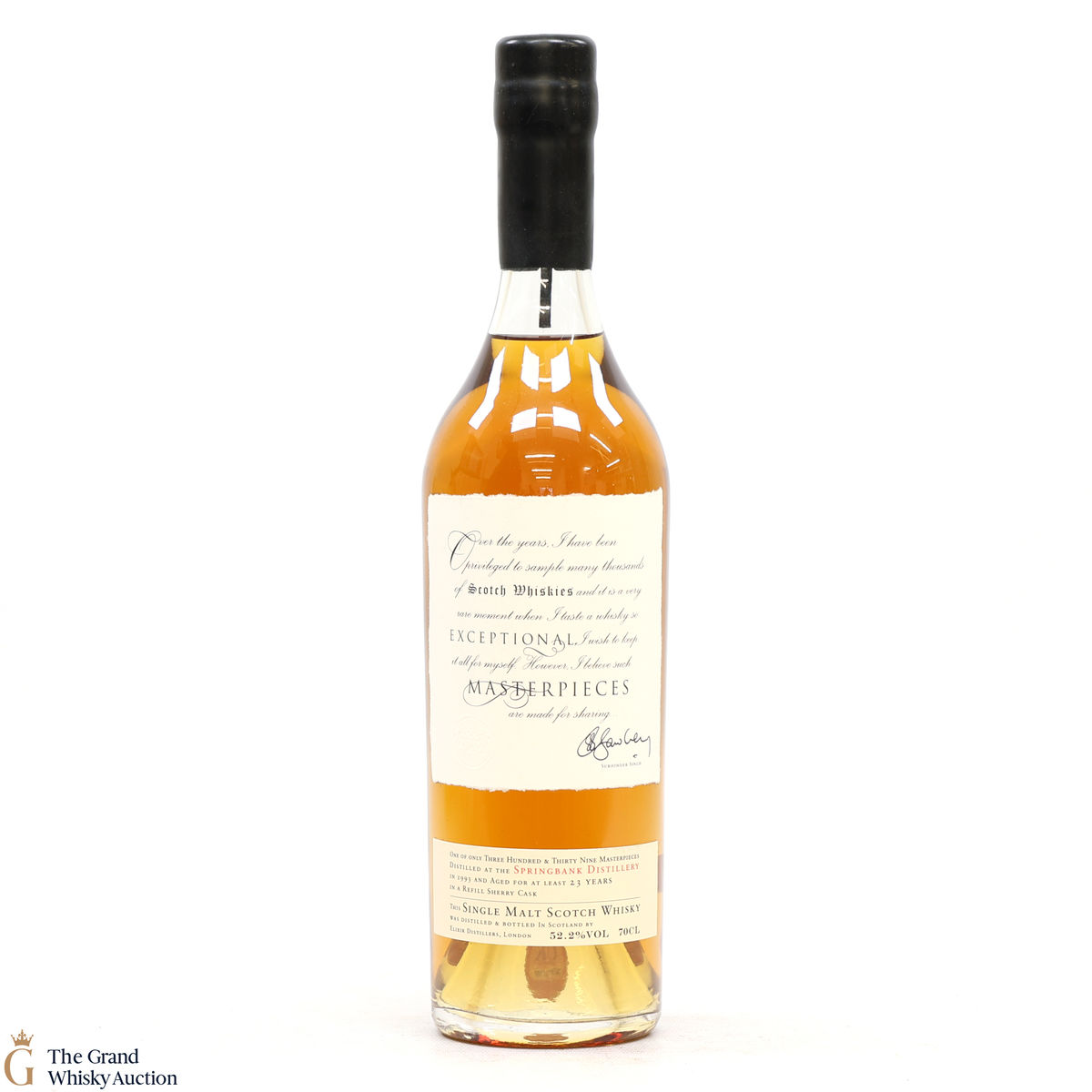 Springbank - 23 Year Old 1993 - Masterpieces - TWE