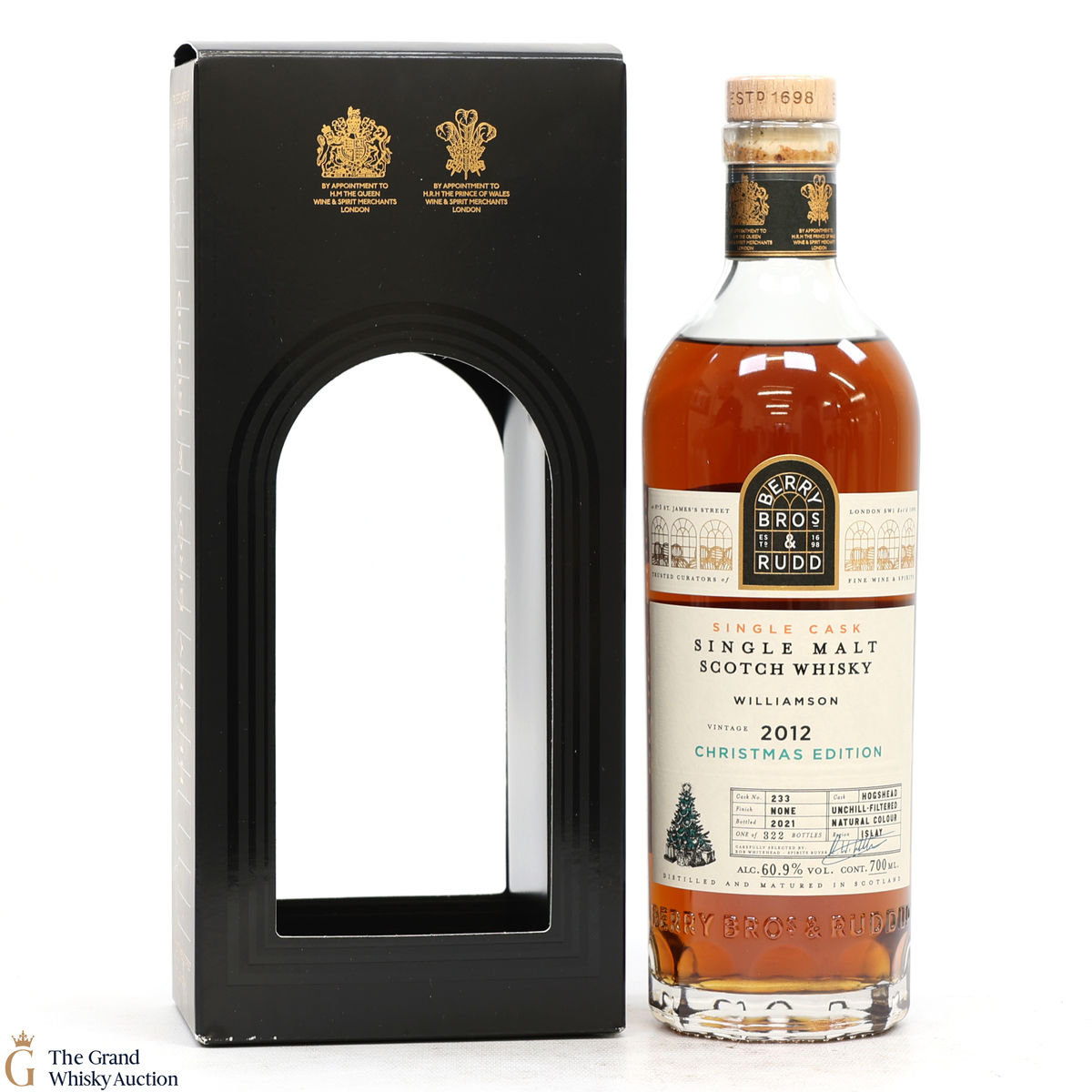 Laphroaig 'Williamson' - 2012 Berry Bros & Rudd #233 - Christmas Edition