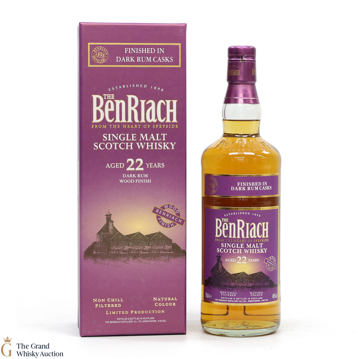 BenRiach - 22 Year Old - Dark Rum Wood Finish