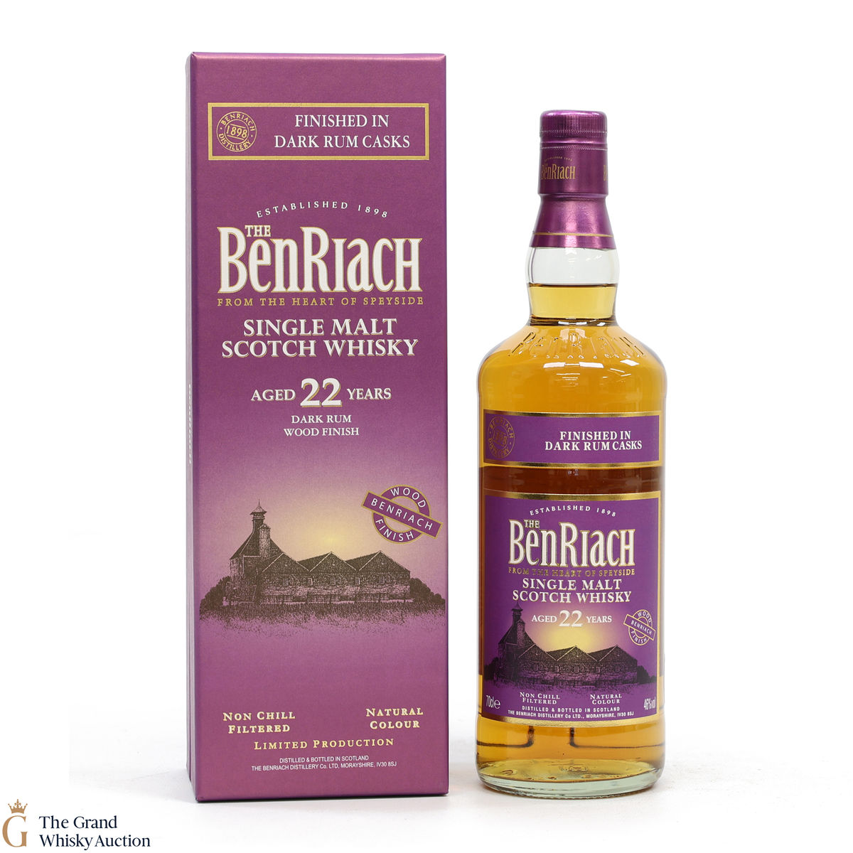 BenRiach - 22 Year Old - Dark Rum Wood Finish