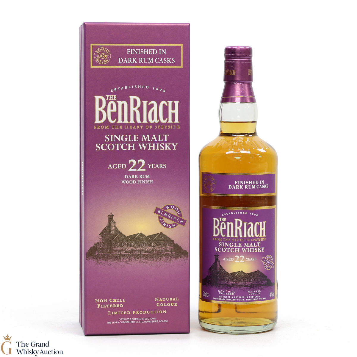 BenRiach - 22 Year Old - Dark Rum Wood Finish