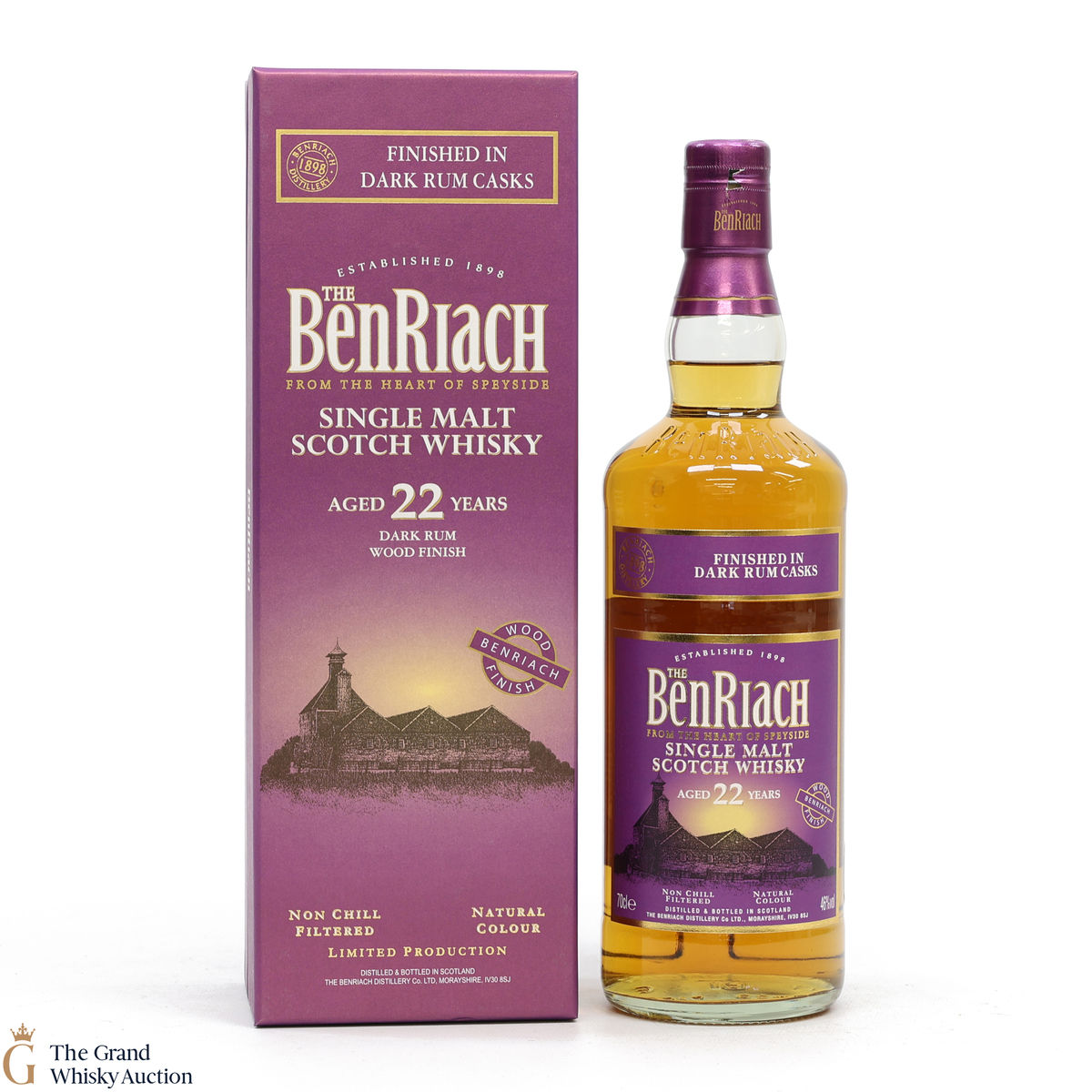 BenRiach - 22 Year Old - Dark Rum Wood Finish