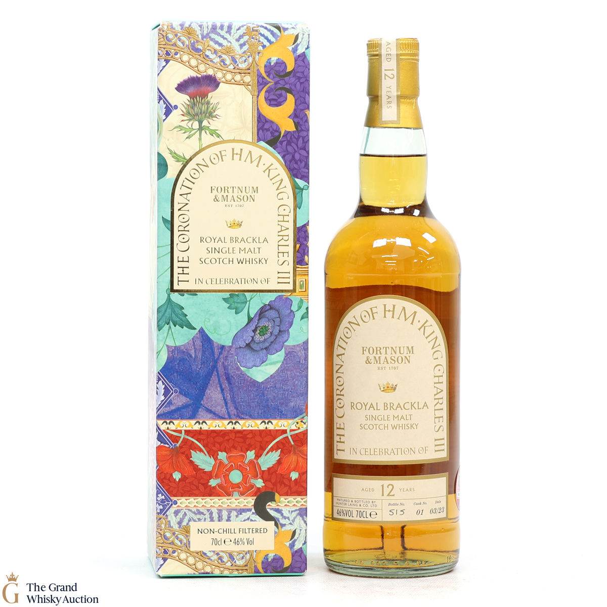 Royal Brackla - 12 Year Old - Coronation of HM King Charles III - Fortnum & Mason Exclusive