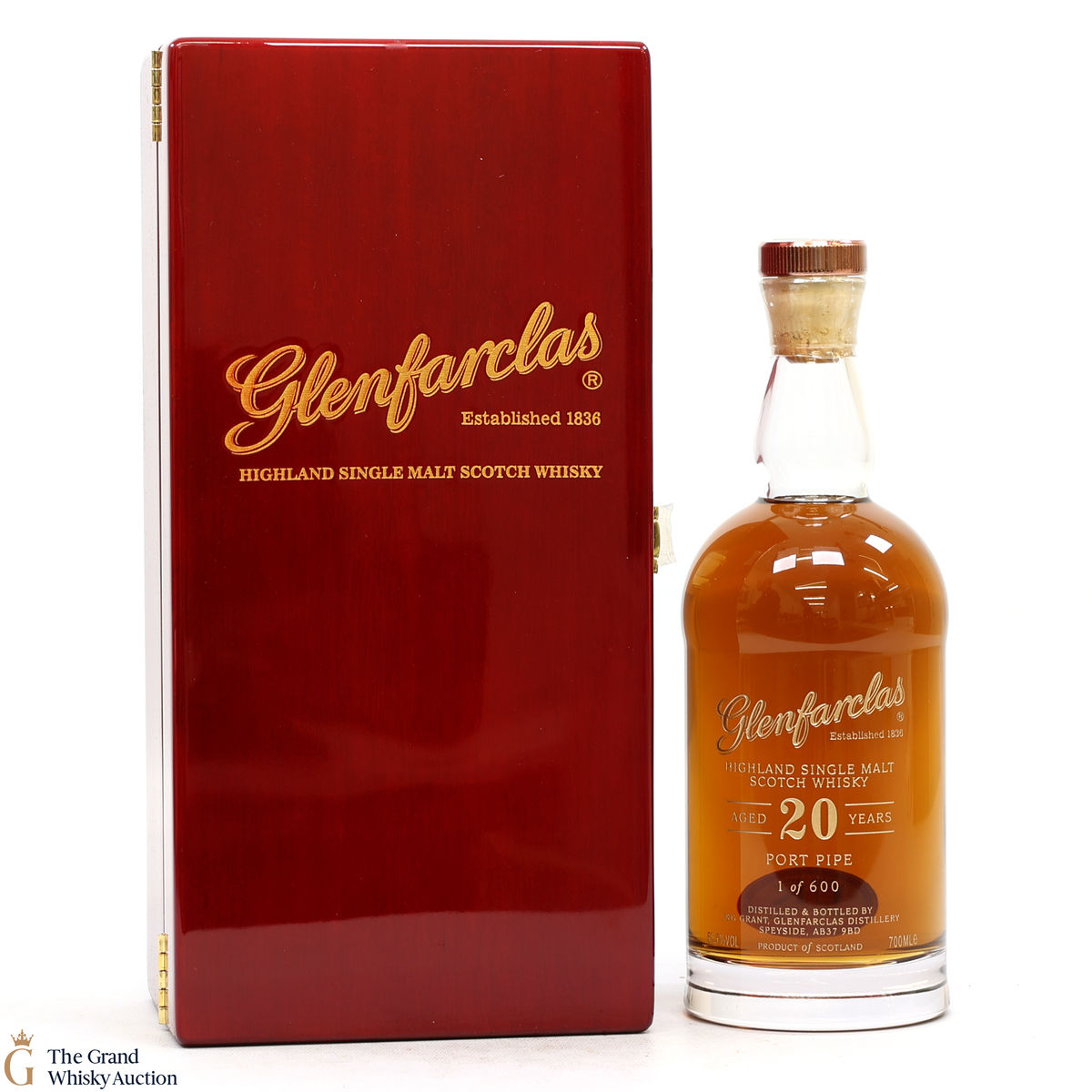 Glenfarclas - 20 Year Old - Port Pipe Decanter